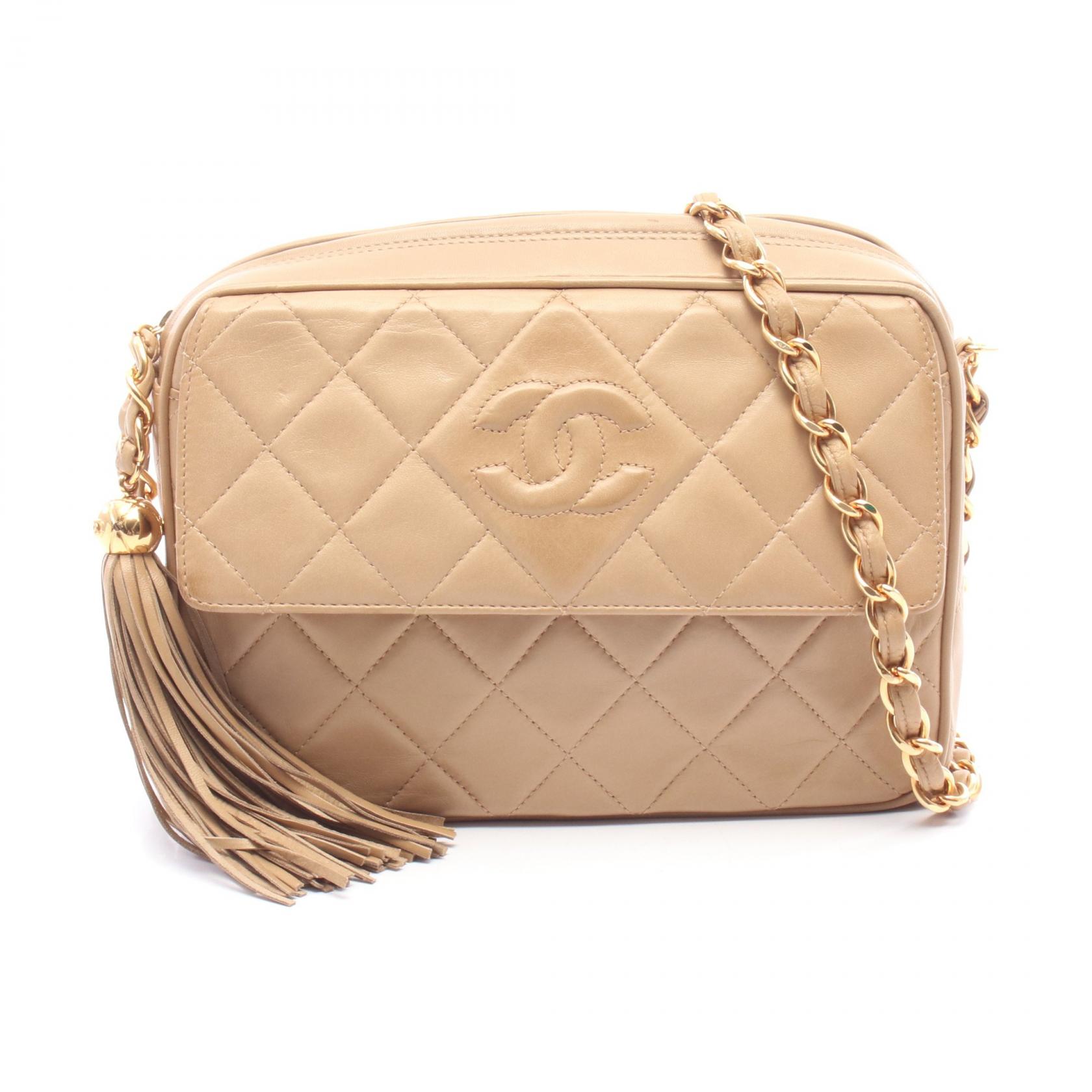 【最終値下】CHANEL ポーチ ココマーク マトラッセ フリンジ シャネル ココマーク マトラッセ フリンジ チェーンショルダー