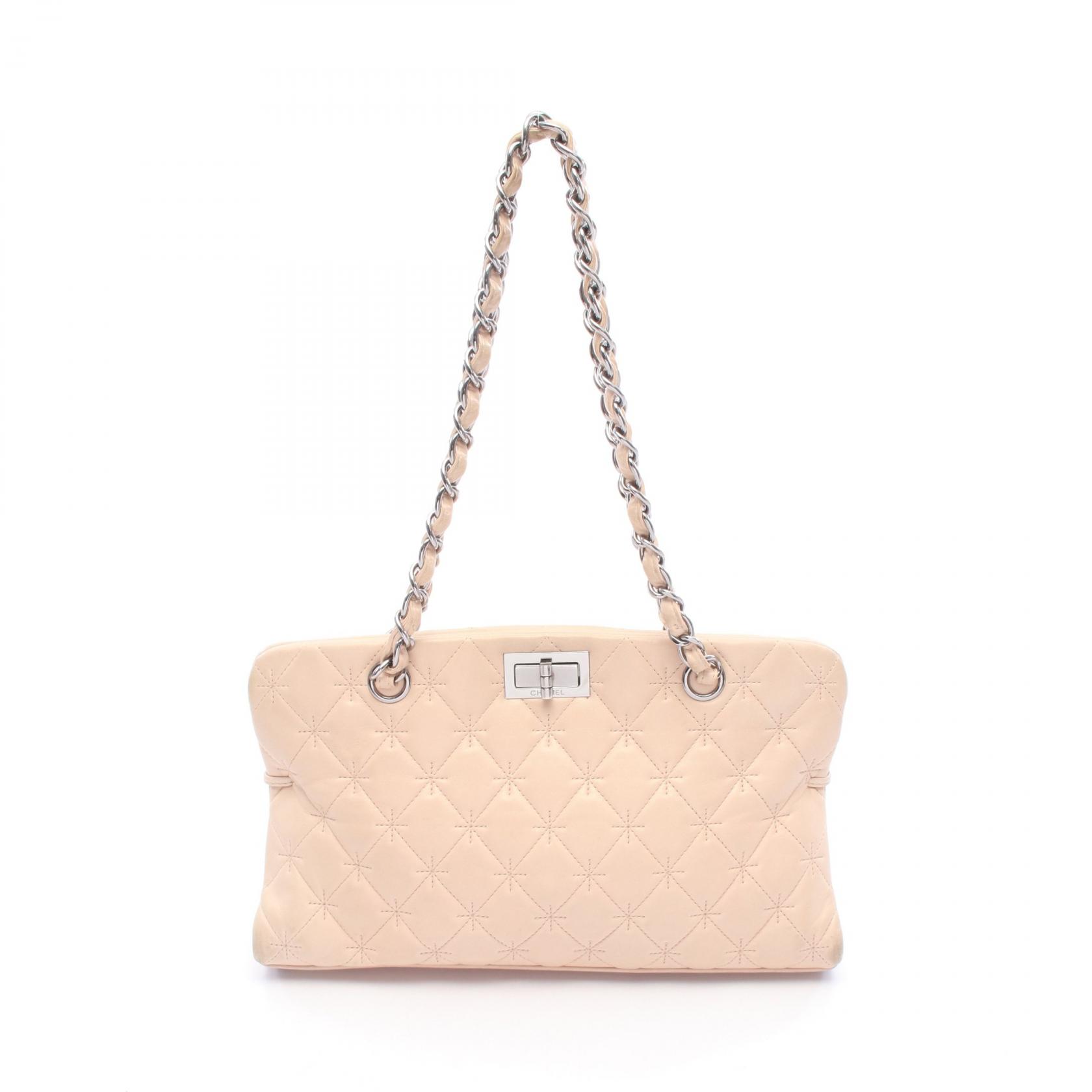 シャネル 2.55 マトラッセ チェーントート シルバー金具