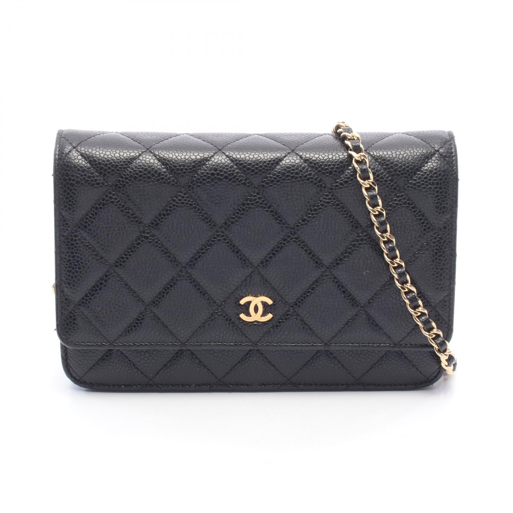 シャネル マトラッセ チェーンウォレット AP0250 ゴールド金具