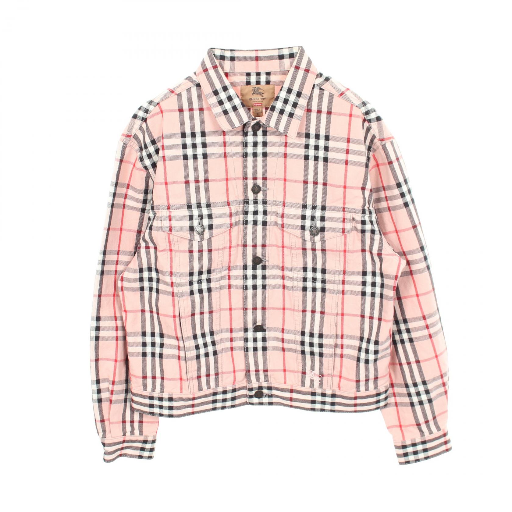 シュプリーム ×BURBERRY デニムジャケット