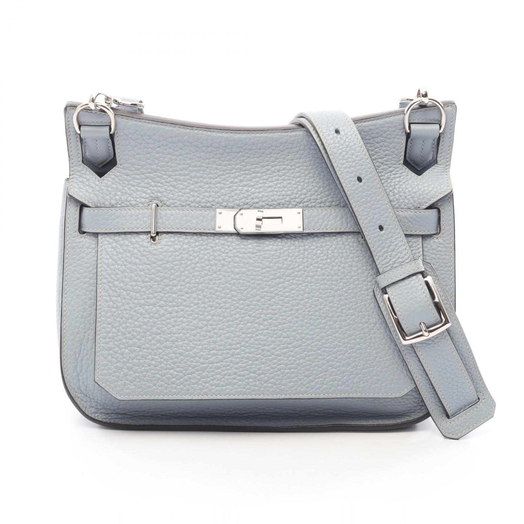 エルメス ジプシエール28 ブルーラン トリヨンクレマンス シルバー金具 □Q刻印（2013年製造）