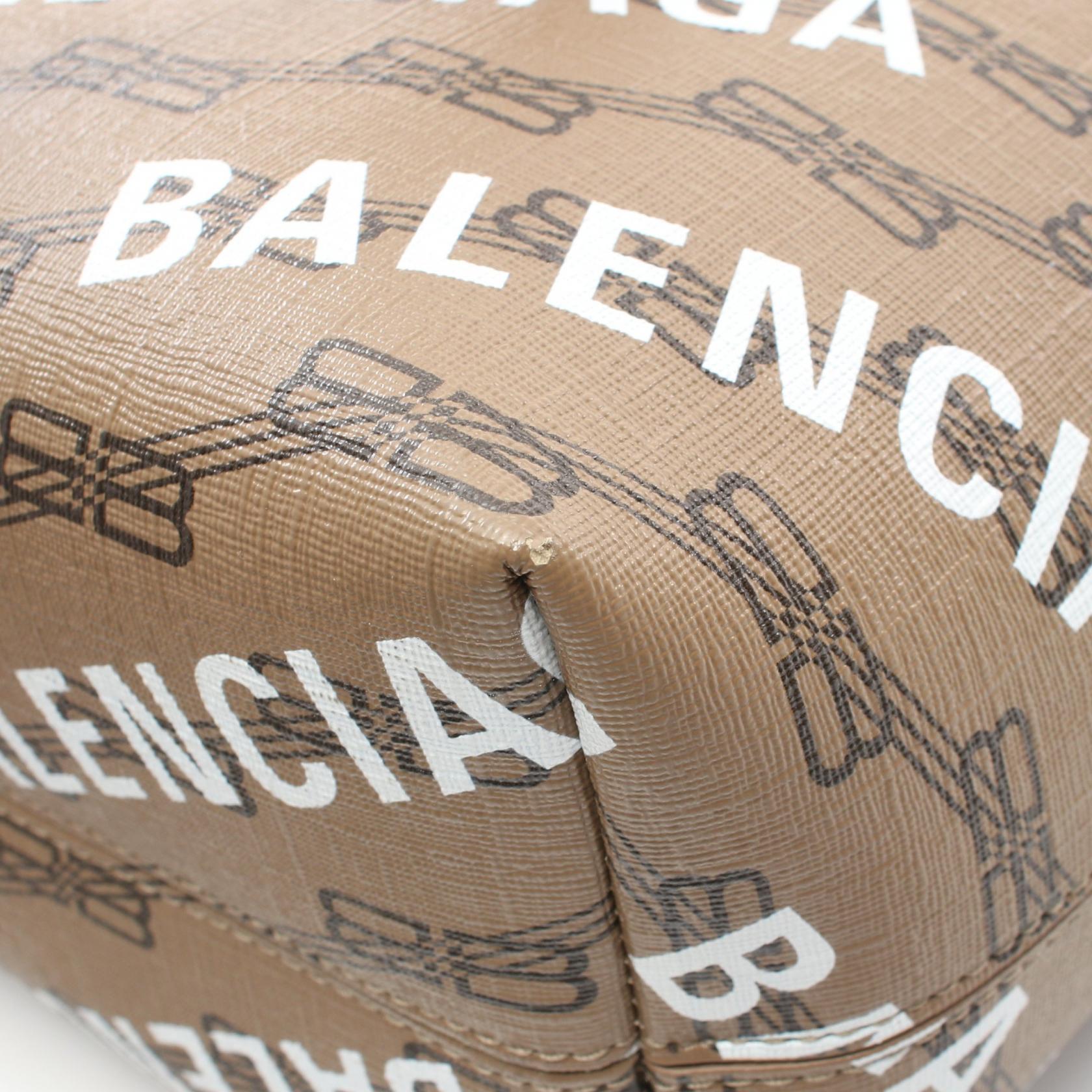 BALENCIAGA シャツブラウス ビンテージ？ スケッチ柄 ベージュ