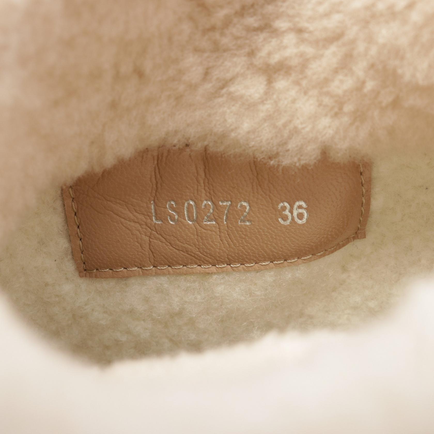 LOUIS VUITTON LV Bobour line boots shoes #36 heels 1AABRJ LOUIS VUITTON LV Bobour line boots shoes #36 heels 1AABRJ
