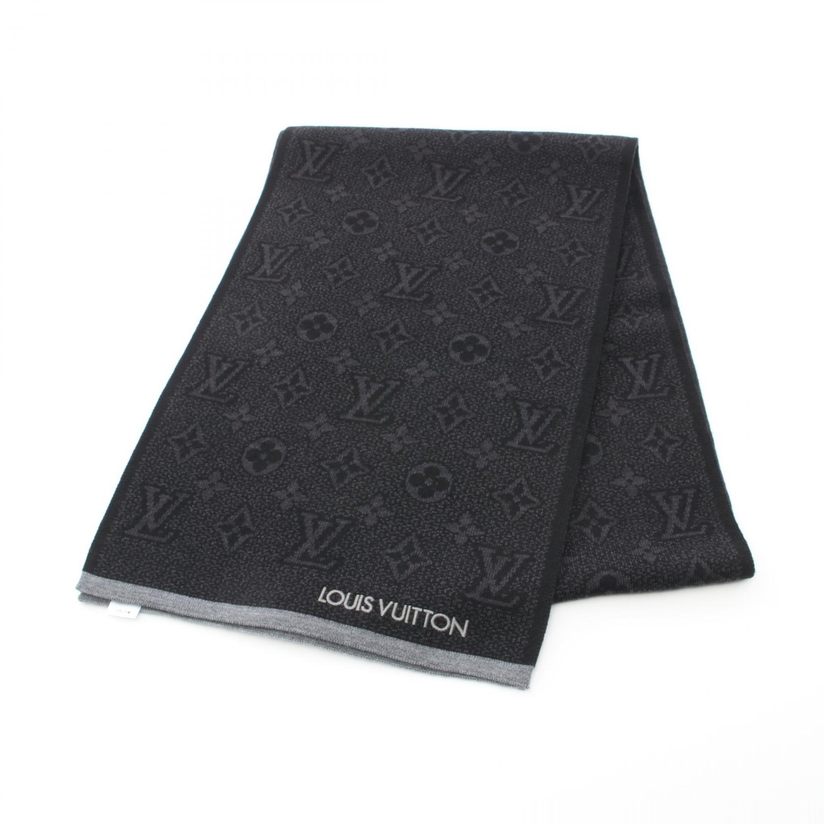 LOUIS VUITTON Echarpe My Monogram Eclipse Scarf M73468 wool LOUIS VUITTON Echarpe My Monogram Eclipse Scarf M73468 wool