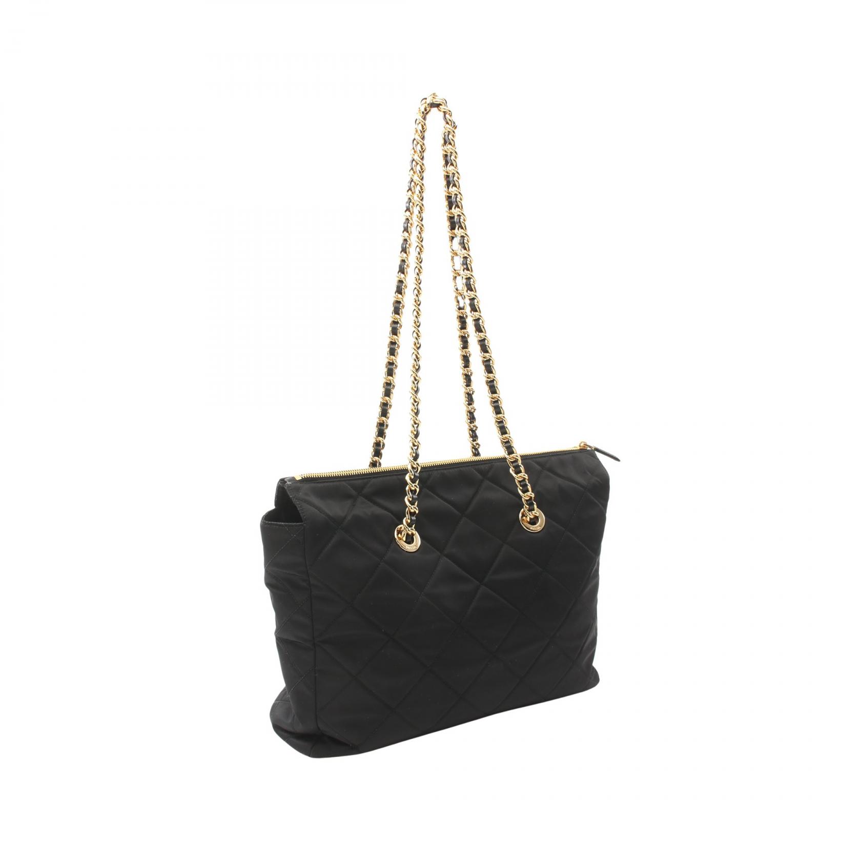 PRADA Re-Edition 1995 Chain Re-Nylon Large Tote Bag 1BG467