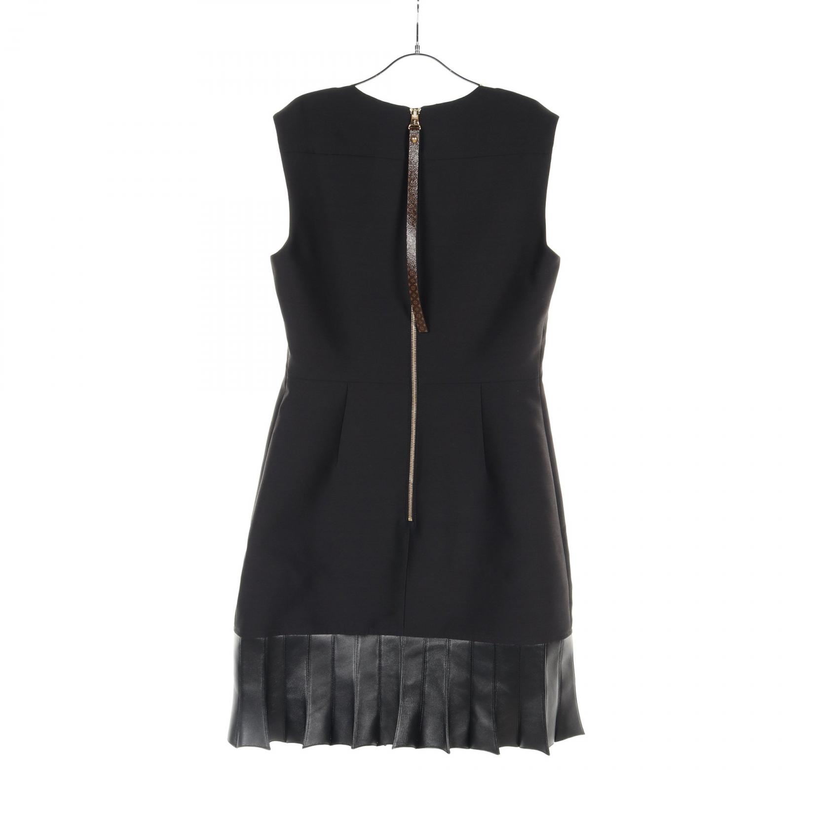 LOUIS VUITTON Dress RW241WA SM4 FQDS92 wool silk Black Used