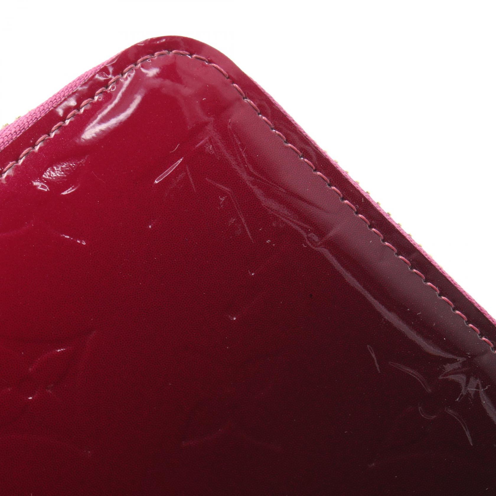 LOUIS VUITTON Zippy wallet Around long purse M90395 Vernis rouge