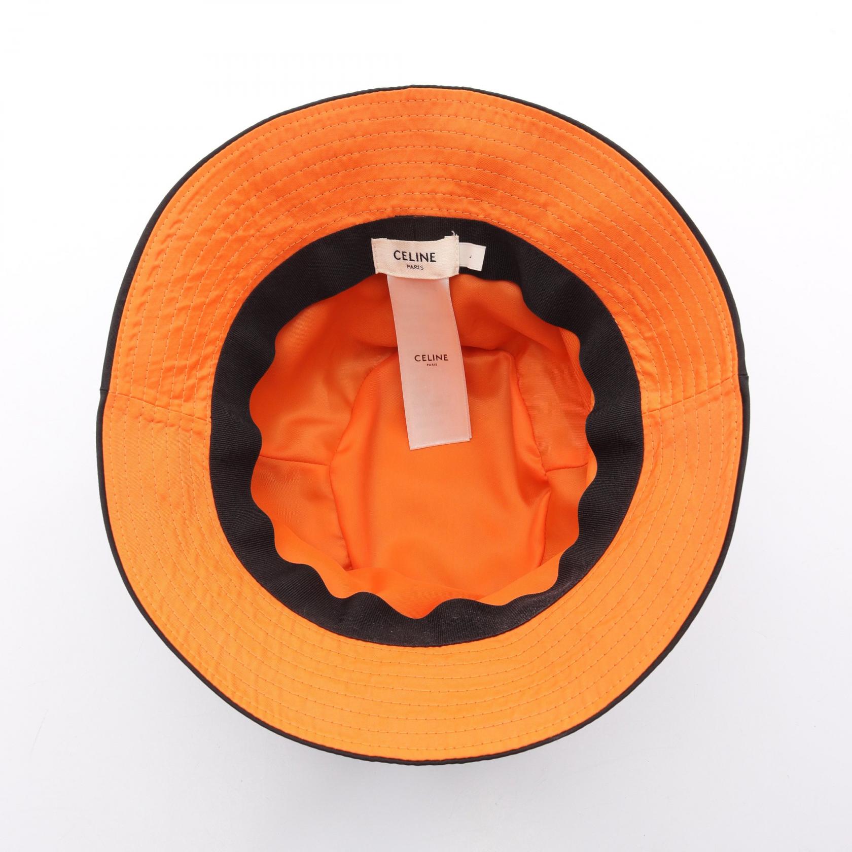CELINE Nylon twill hat 59cm chapeau Black Used mens | eBay