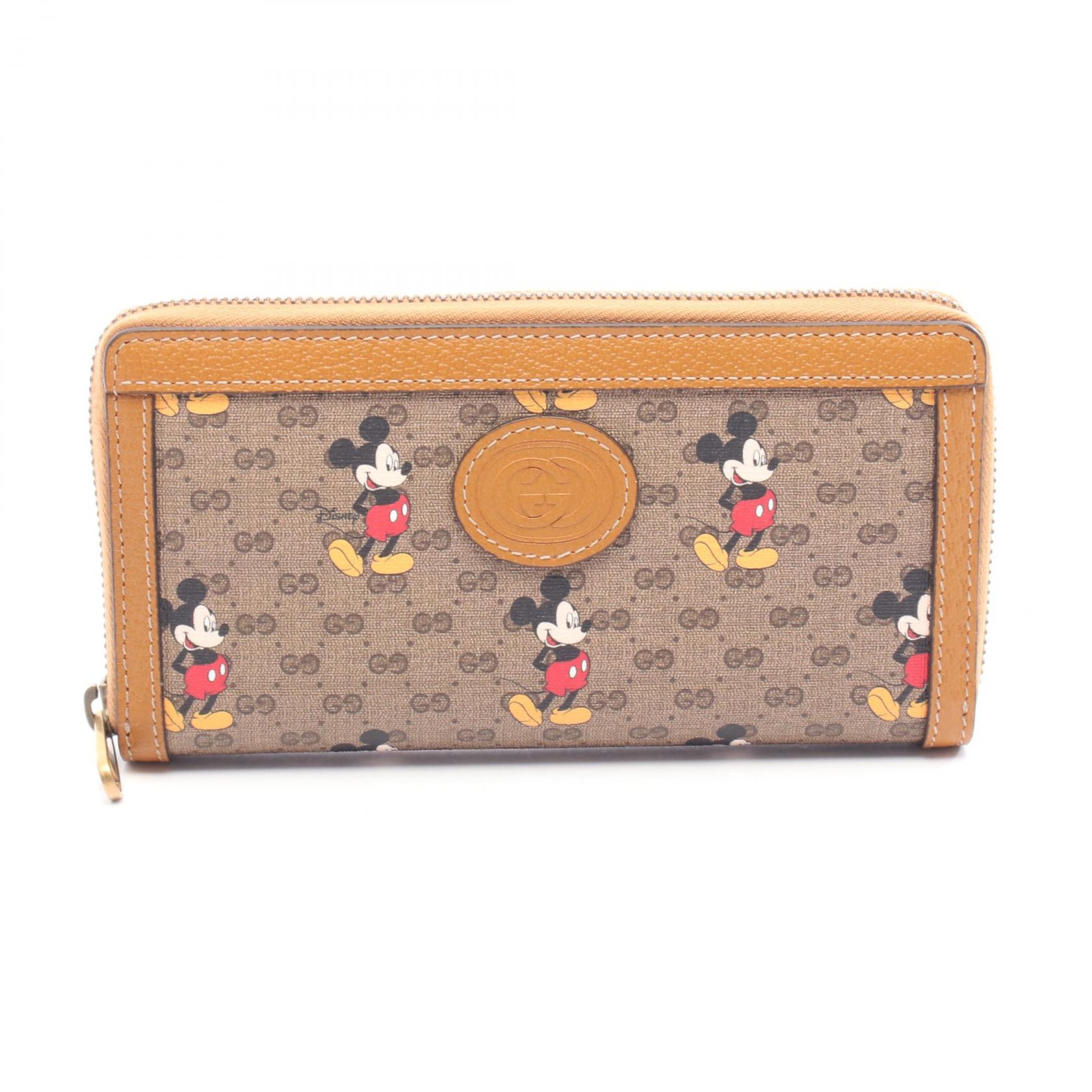 グッチ GUCCI×DISNE ラウンド長財布 602532