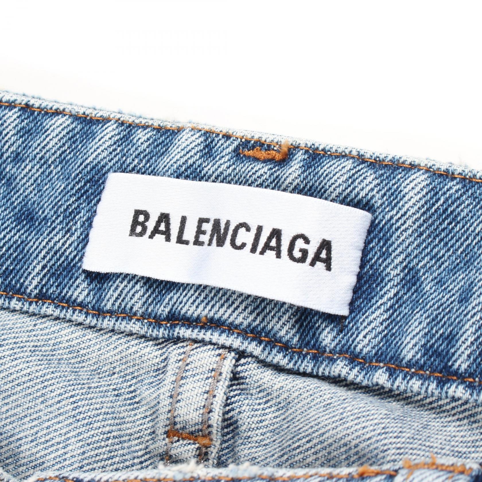 BALENCIAGA Denim pants #28 jeans cotton Blue Used Women | eBay