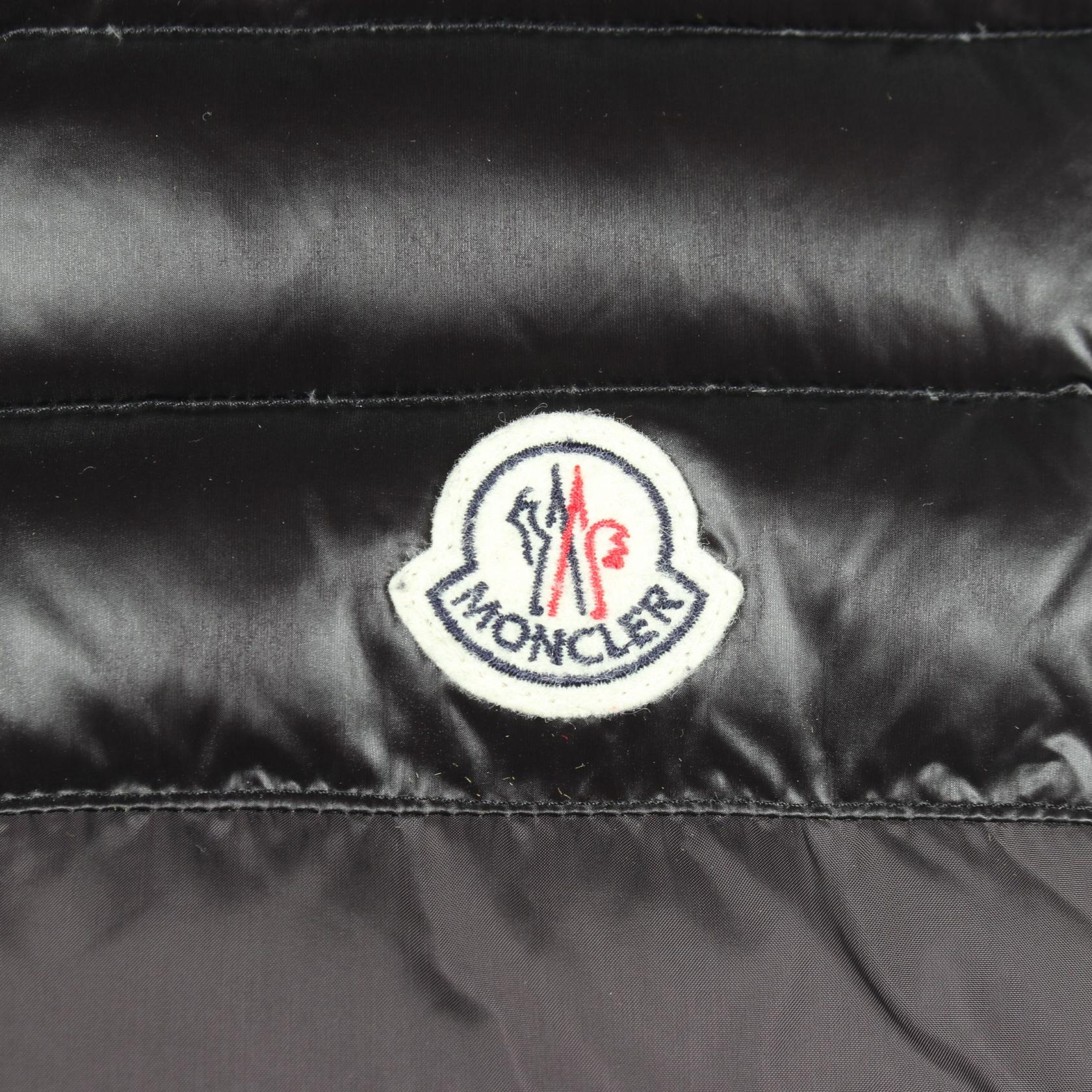 MONCLER DUPRES Down vest Sleeveless Jacket polyester Black Used