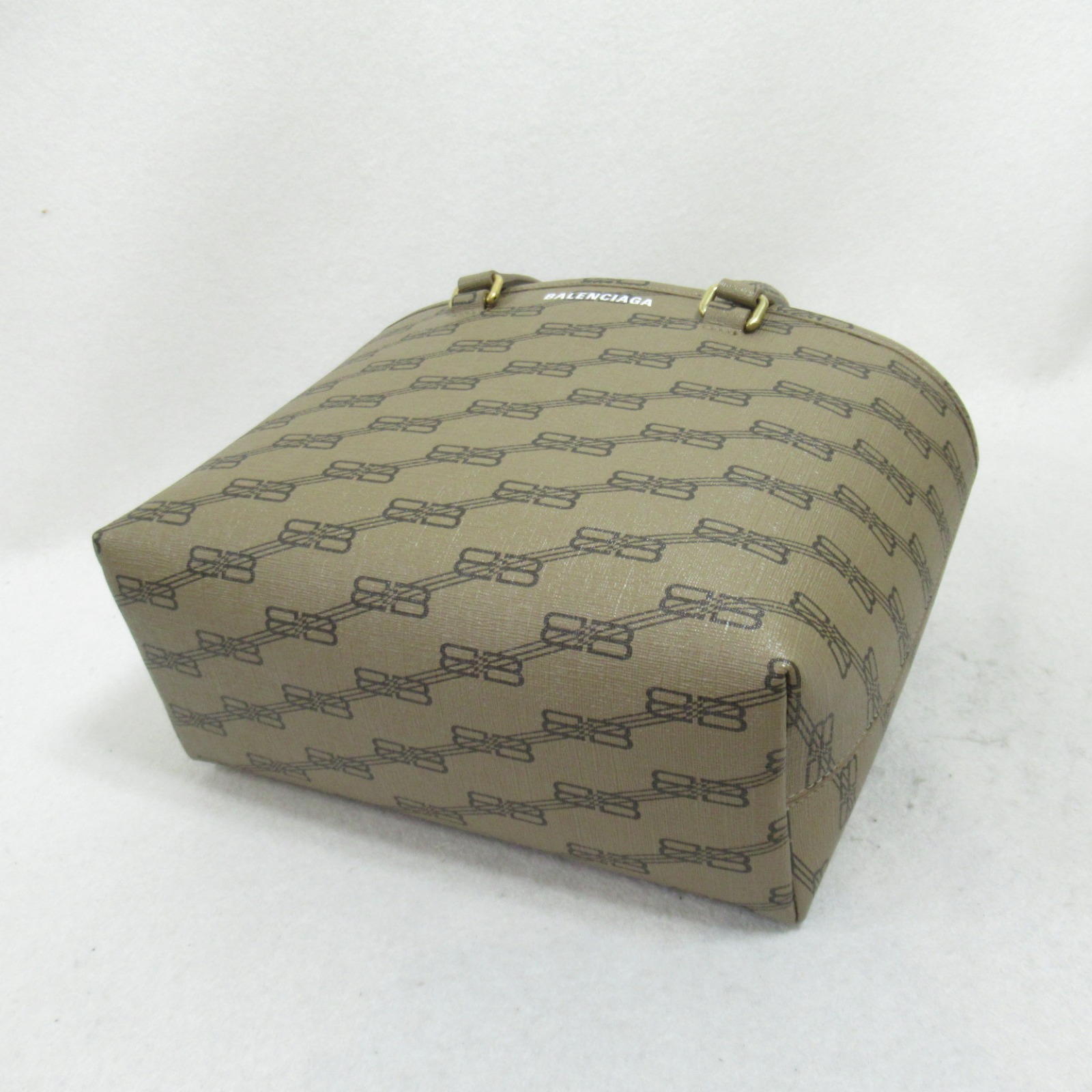 BALENCIAGA Signature 2way Shoulder Bag PVC coated canvas BALENCIAGA Signature 2way Shoulder Bag PVC coated canvas
