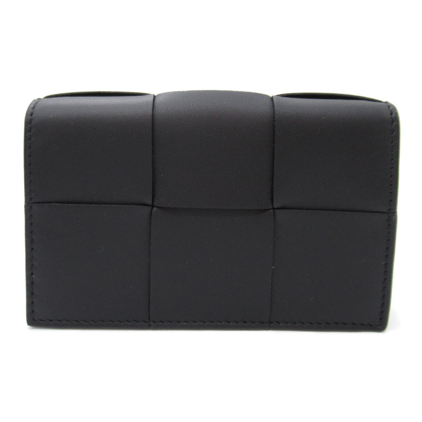 正規店買付【BOTTEGA VENETA】ウーブン カードホルダー Bottega Veneta - Bordeaux Woven Leather Zip Card Case
