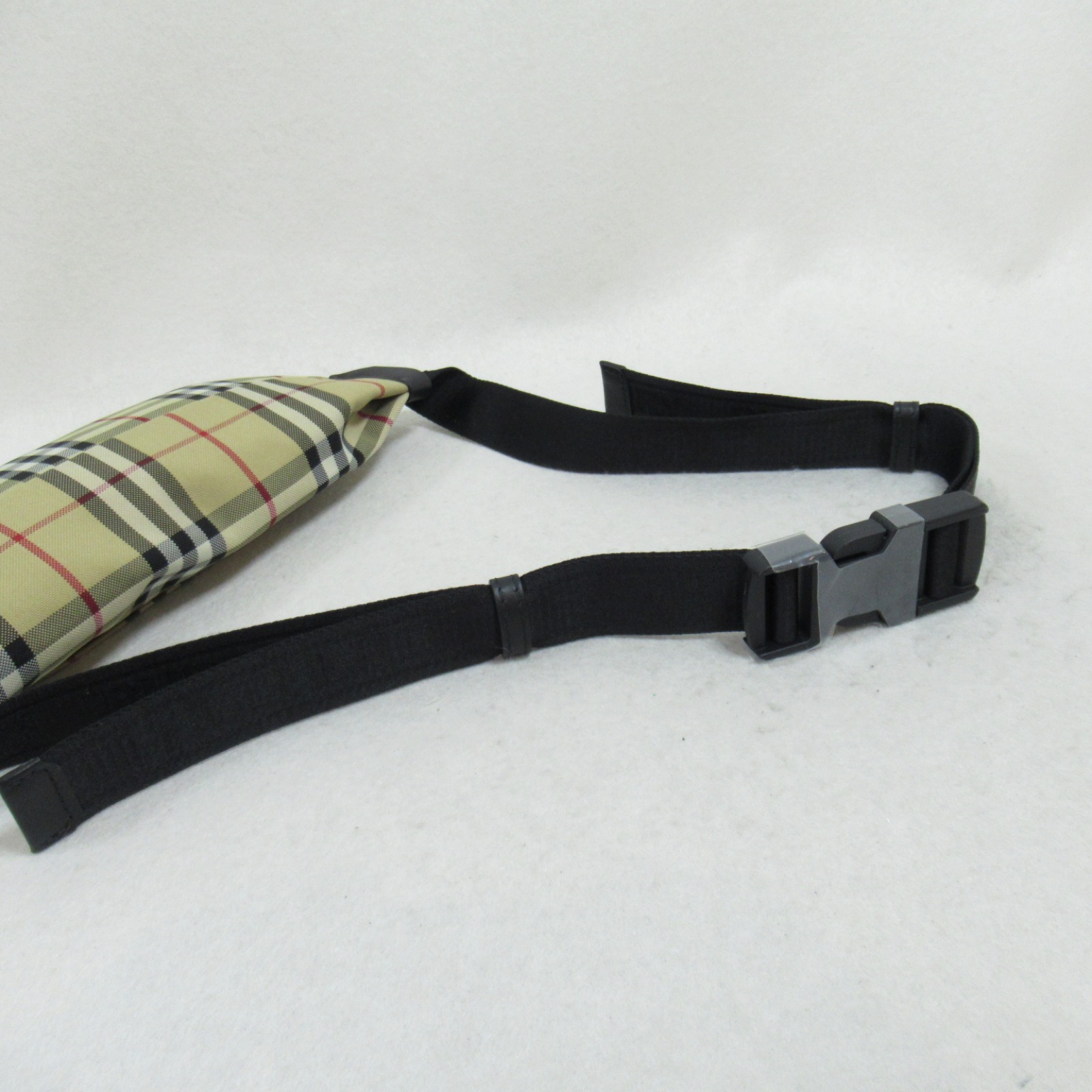 BURBERRY Waist bum bag check 8084112A7026 Nylon Beige | eBay