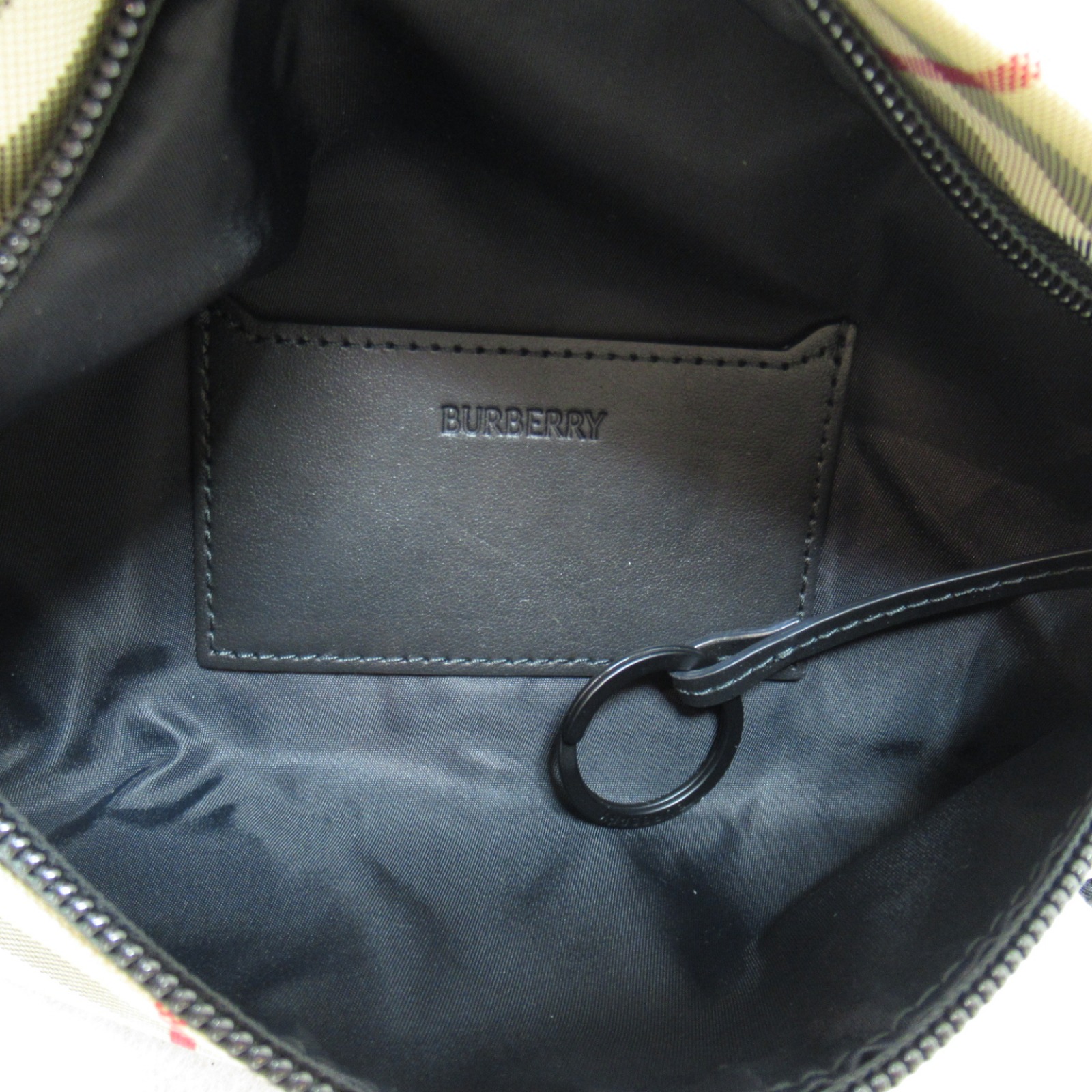 BURBERRY Waist bum bag check 8084112A7026 Nylon Beige | eBay