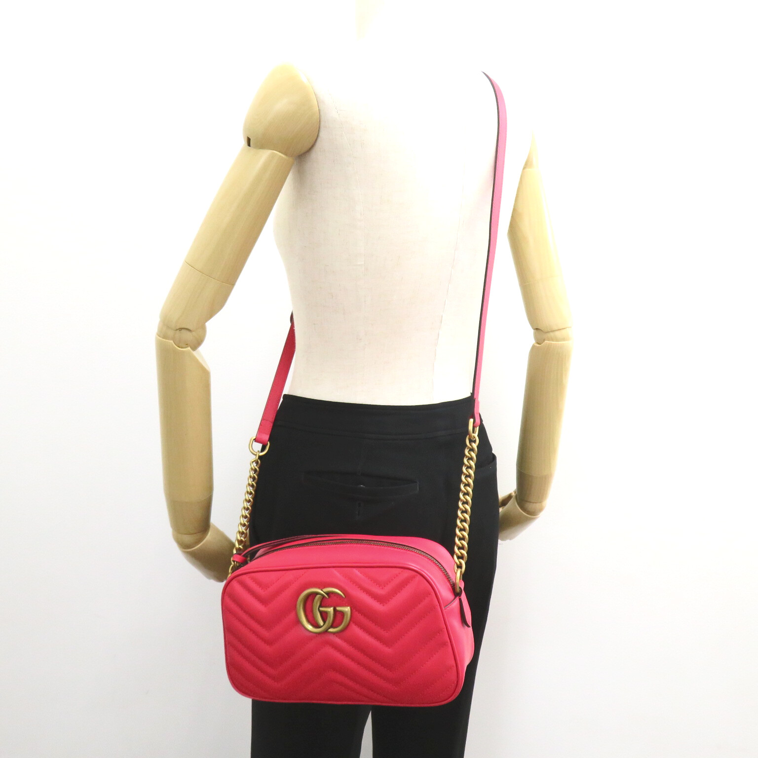GUCCI GG Marmont Small Shoulder Bag 447632AABZB6832 leather GUCCI GG Marmont Small Shoulder Bag 447632AABZB6832 leather