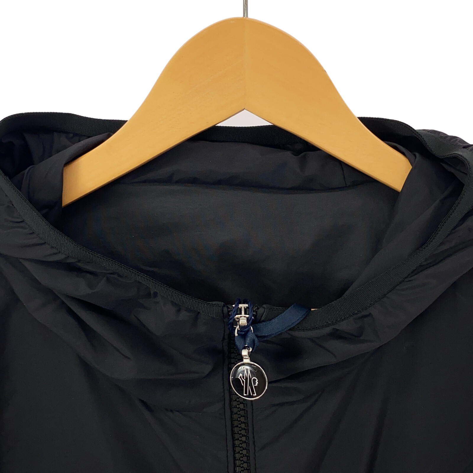 MONCLER Nylon jacket Hoodie 1A00135597IC9992 Black NEW mens