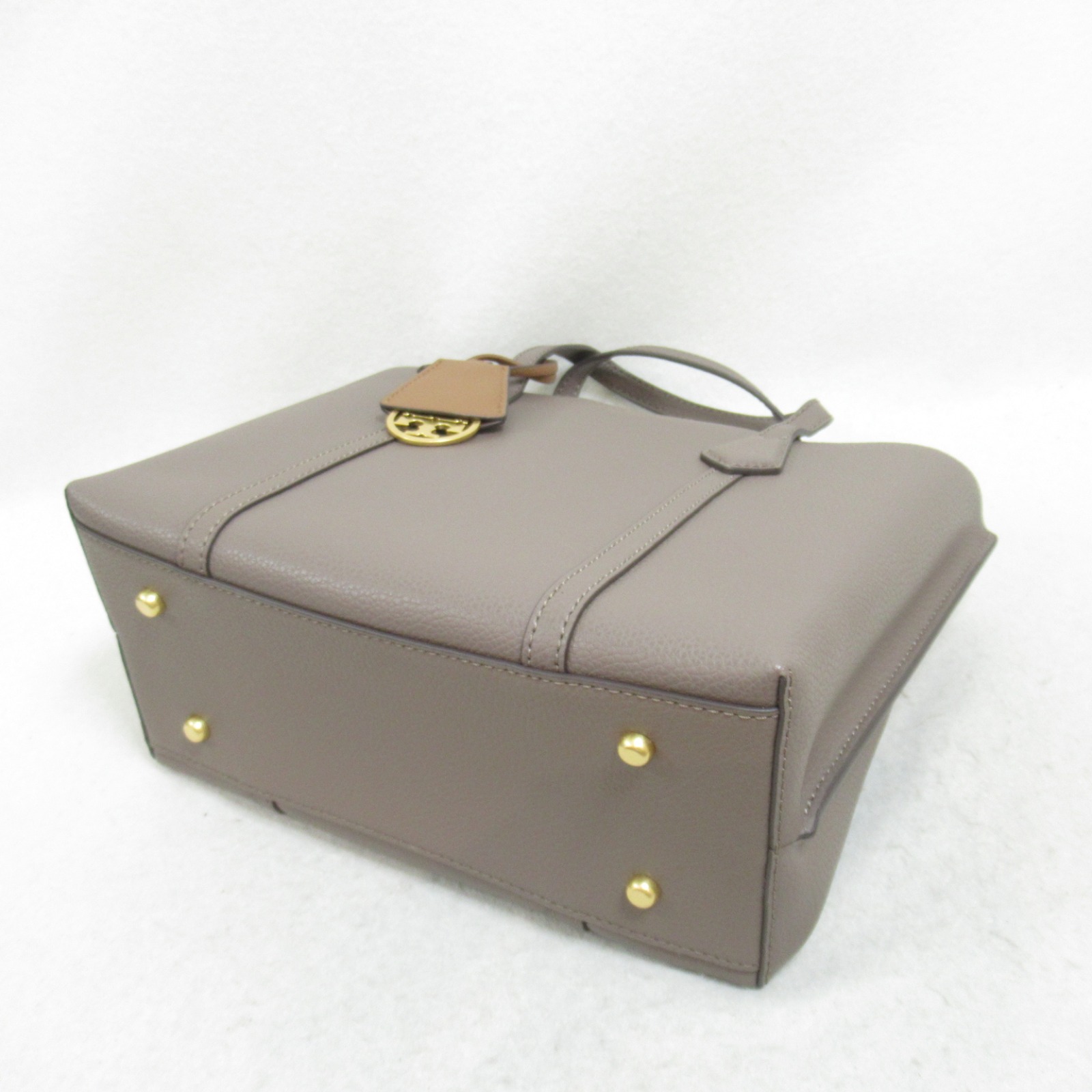 Tory Burch 2way Shoulder Tote Bag 81928 093 leather Gray Tory Burch 2way Shoulder Tote Bag 81928 093 leather Gray