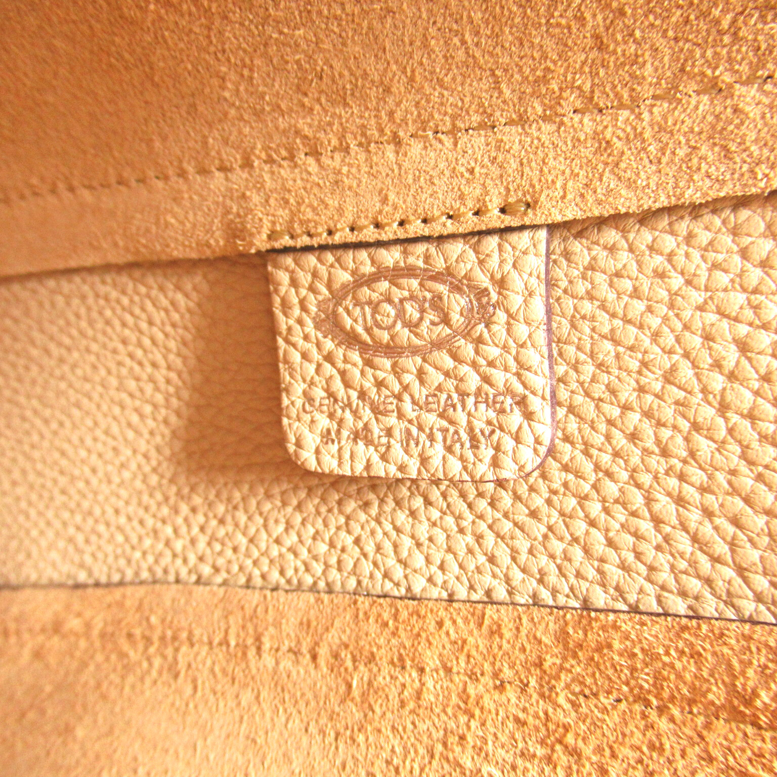 トッズ XBWDBSR0200XWZC600 レザーショルダーバッグ TOD'S Shoulder Bag XBWDBSR0200XWZC600 leather Beige Used