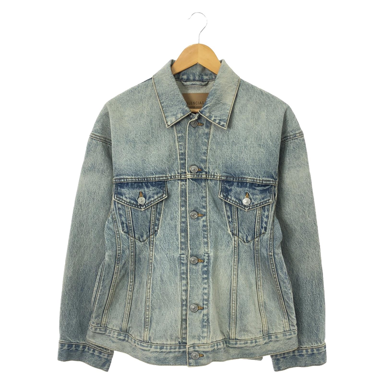 BALENCIAGA Denim Jacket #36 blouson 773776TJW79407636 cotton
