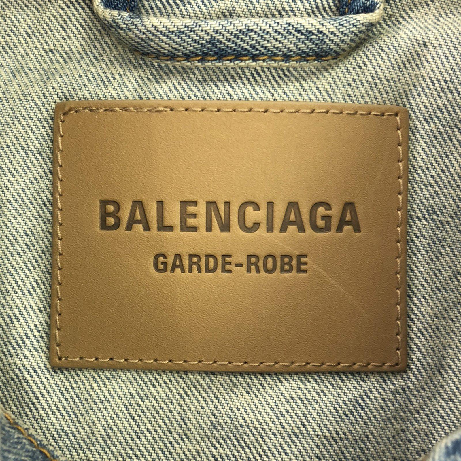 BALENCIAGA Denim Jacket #36 blouson 773776TJW79407636 cotton