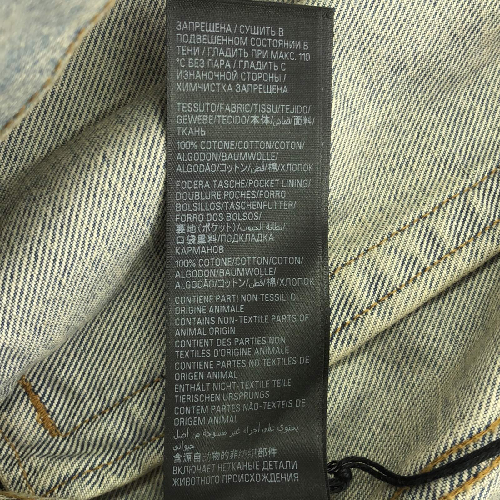 BALENCIAGA Denim Jacket #36 blouson 773776TJW79407636 cotton