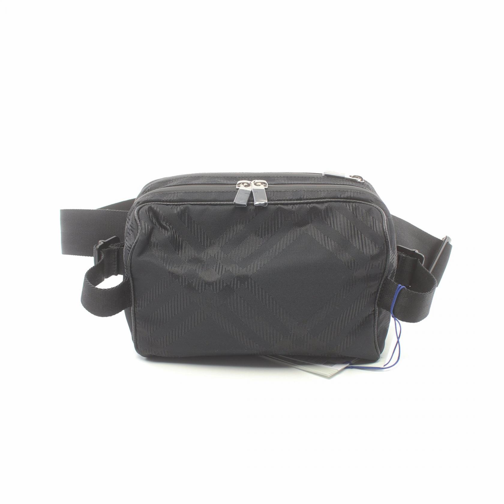 BURBERRY ML BELT Waist bum bag pouch 8083446 Nylon Black | eBay