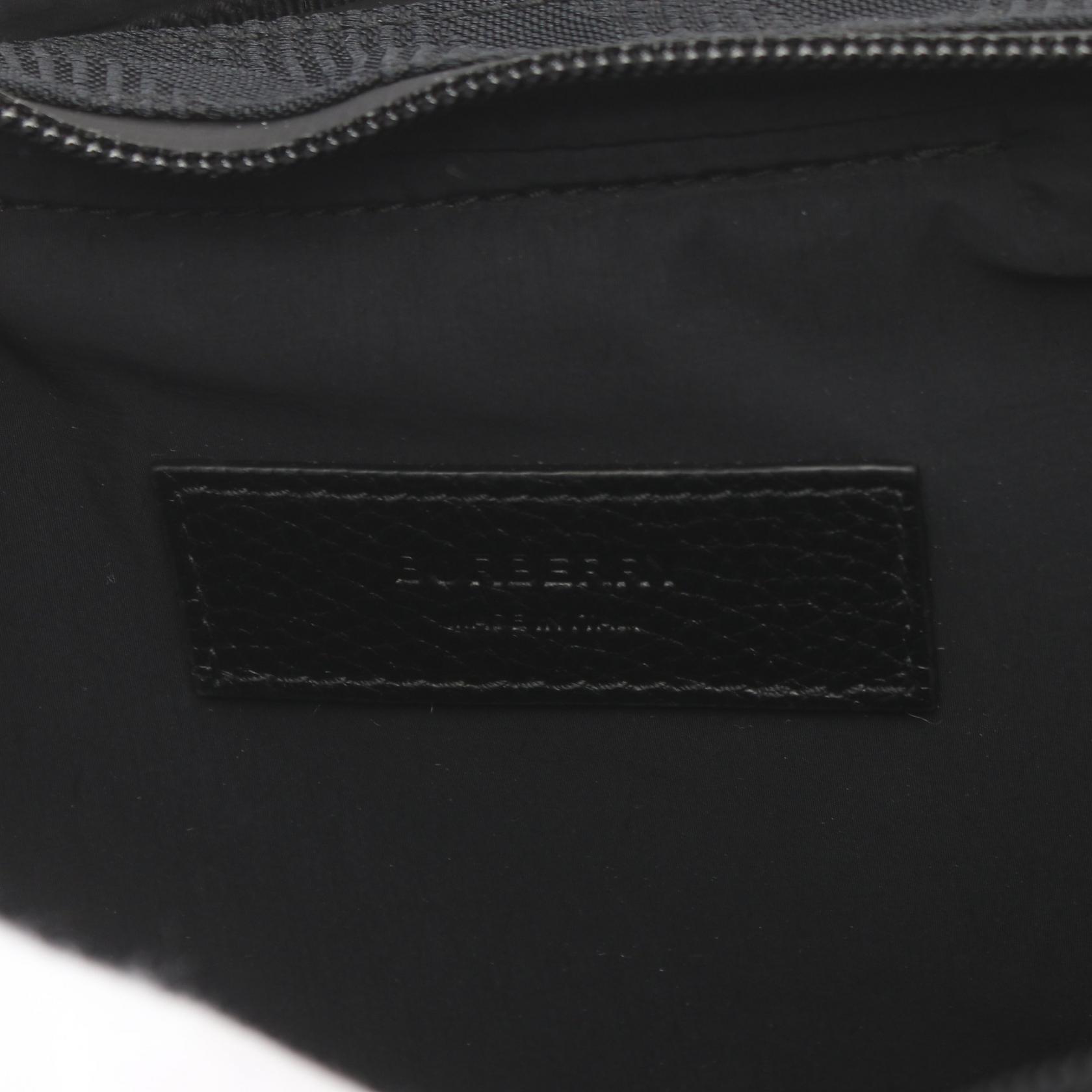 BURBERRY ML BELT Waist bum bag pouch 8083446 Nylon Black | eBay