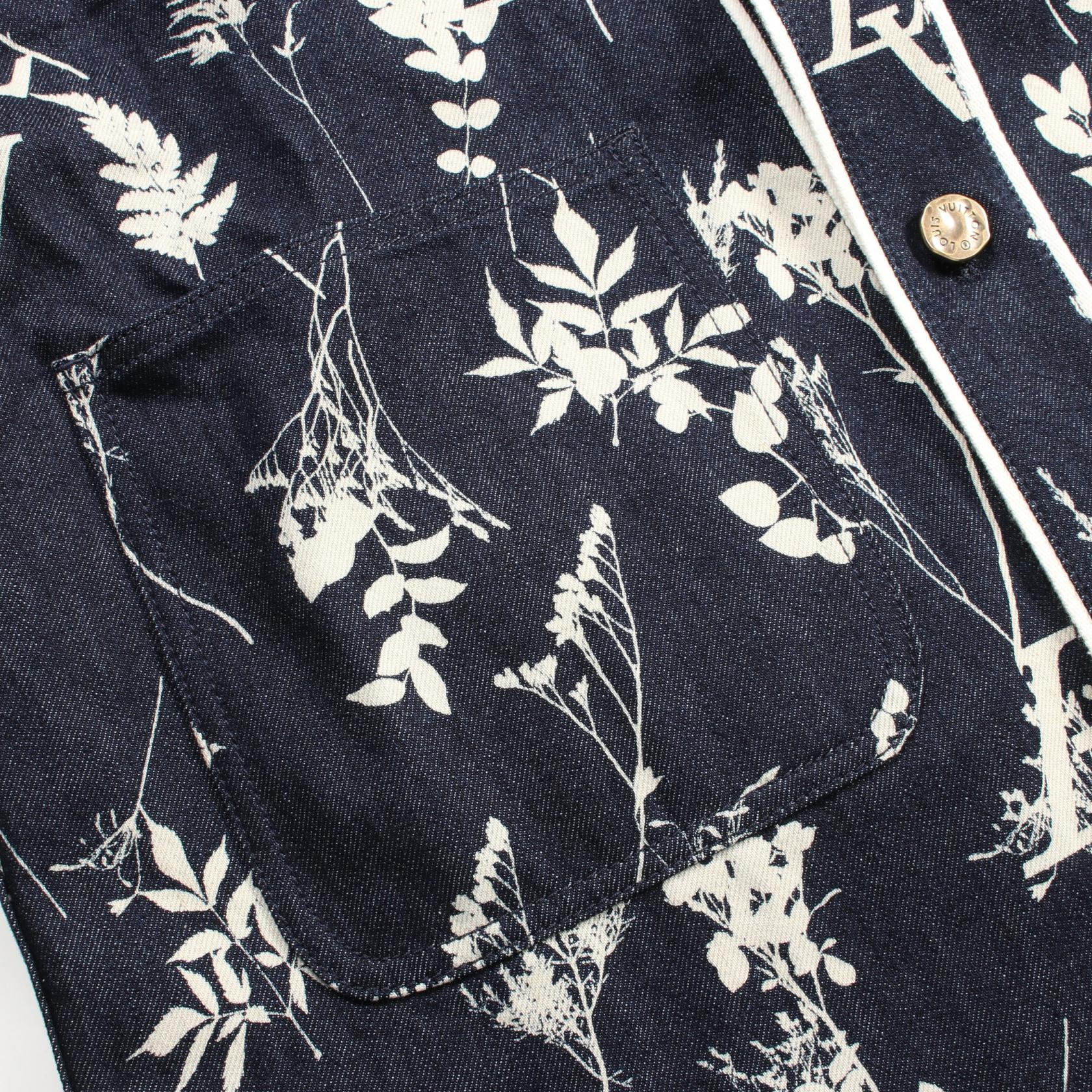 楽天市場】LOUIS VUITTON 2020AW LV Leaf Denim Baseball Shirt