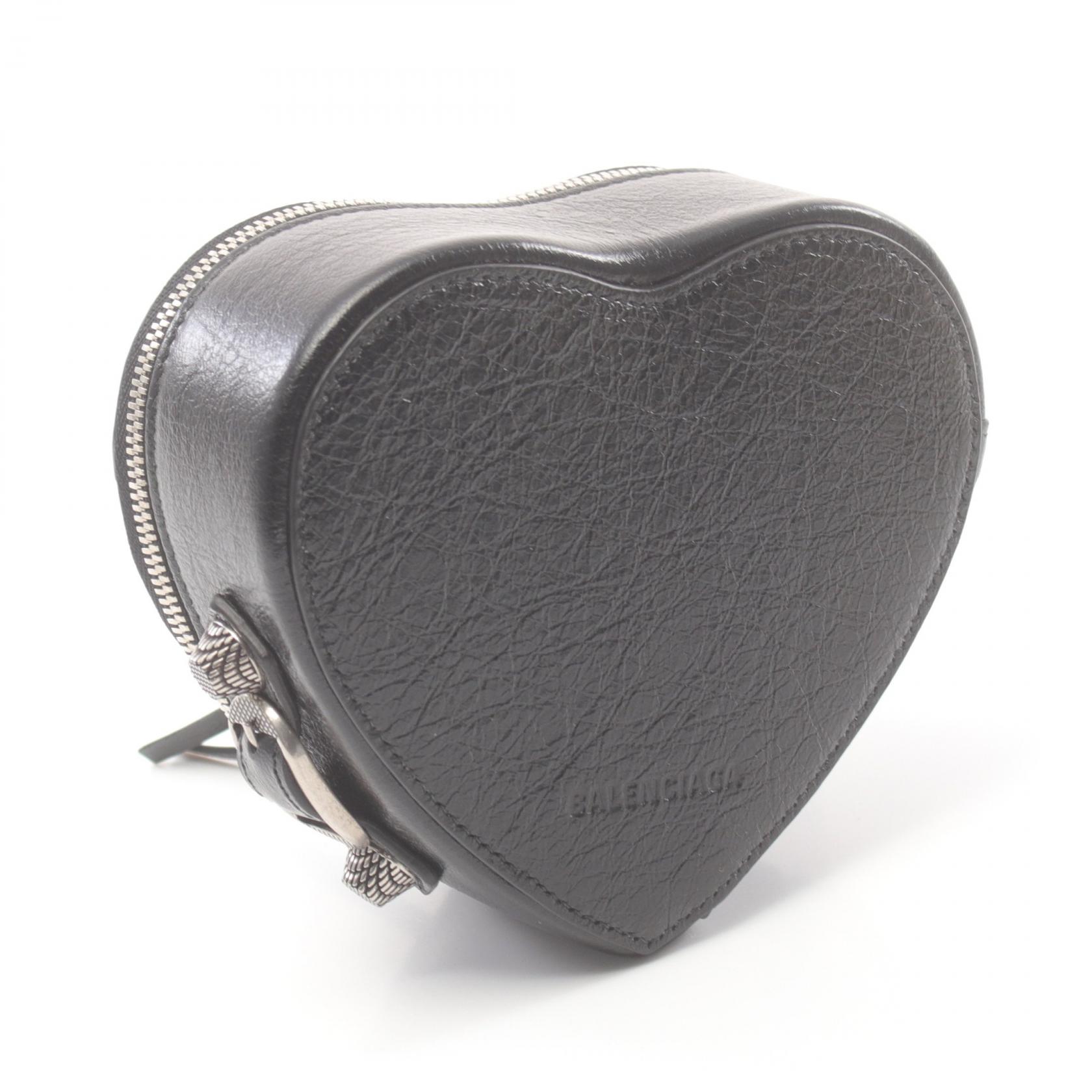 BALENCIAGA｜POUCHES (771674 1VG9Y 1000) BALENCIAGA mini bag Pouch 7716741VG9Y1000 leather Black NEW