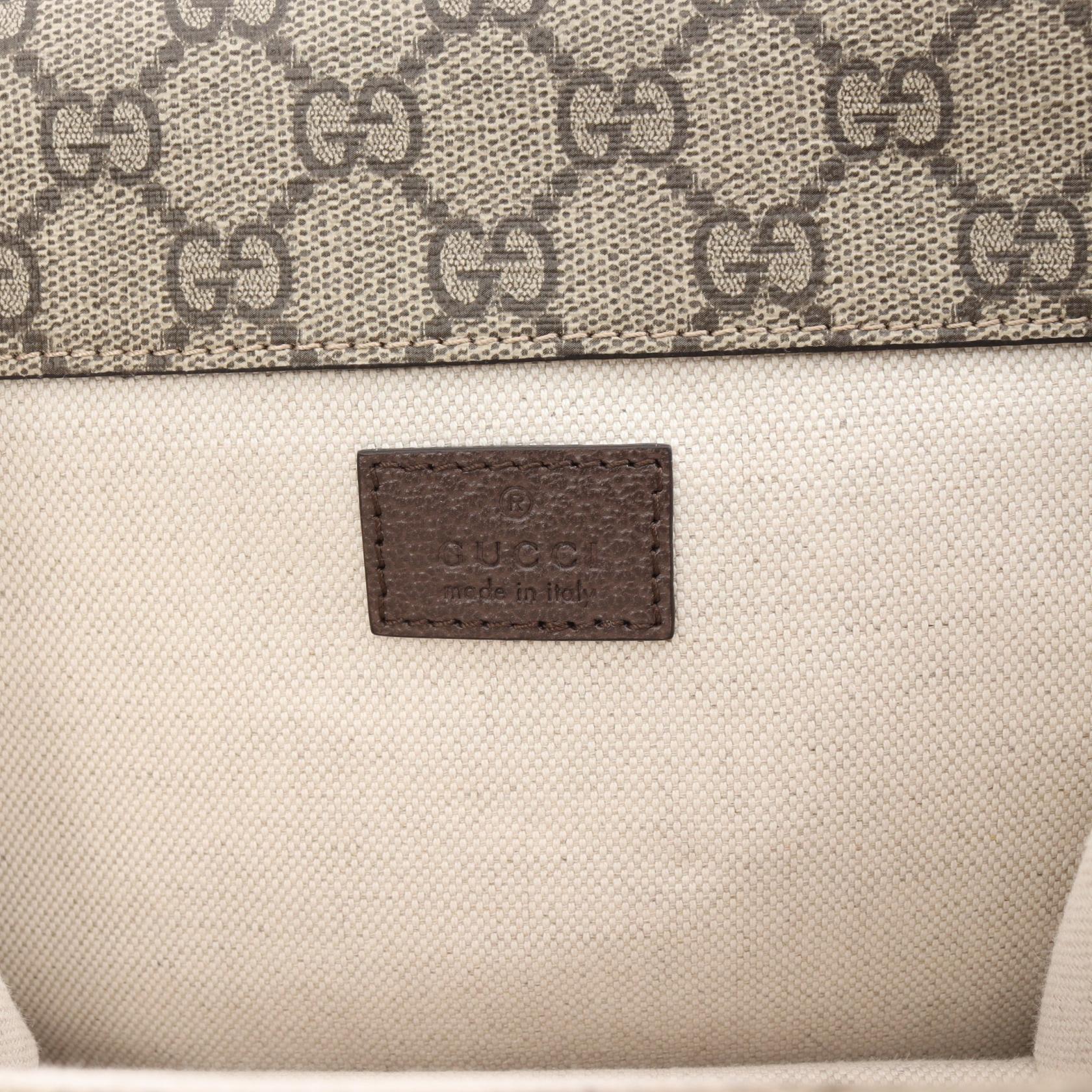 GUCCI GG Supreme Small Shoulder Bag 5010509C2VT8745 Beige GUCCI GG Supreme Small Shoulder Bag 5010509C2VT8745 Beige