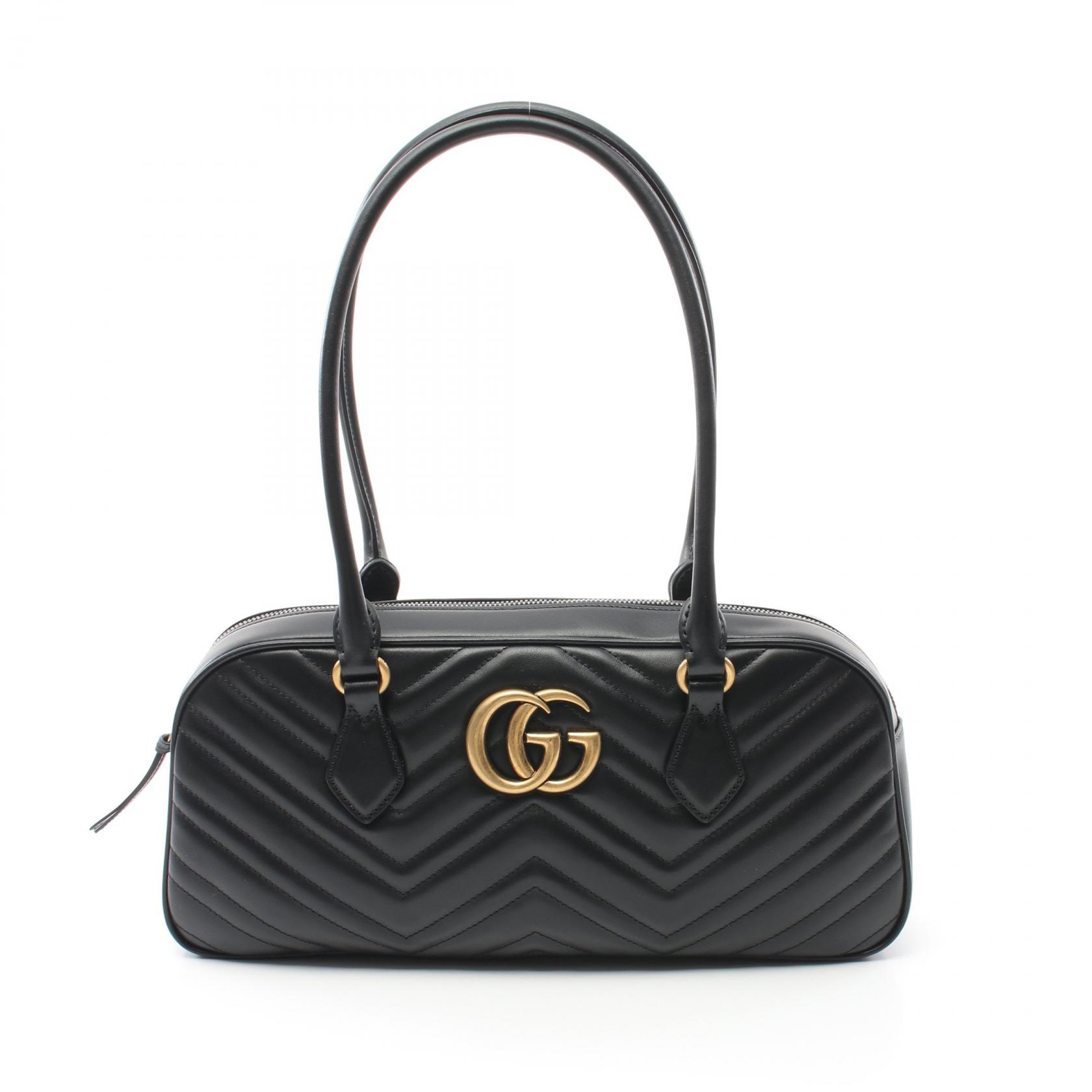 GUCCI GG Marmont Medium Top Handle Shoulder Bag 795218AABZB1000 Z  