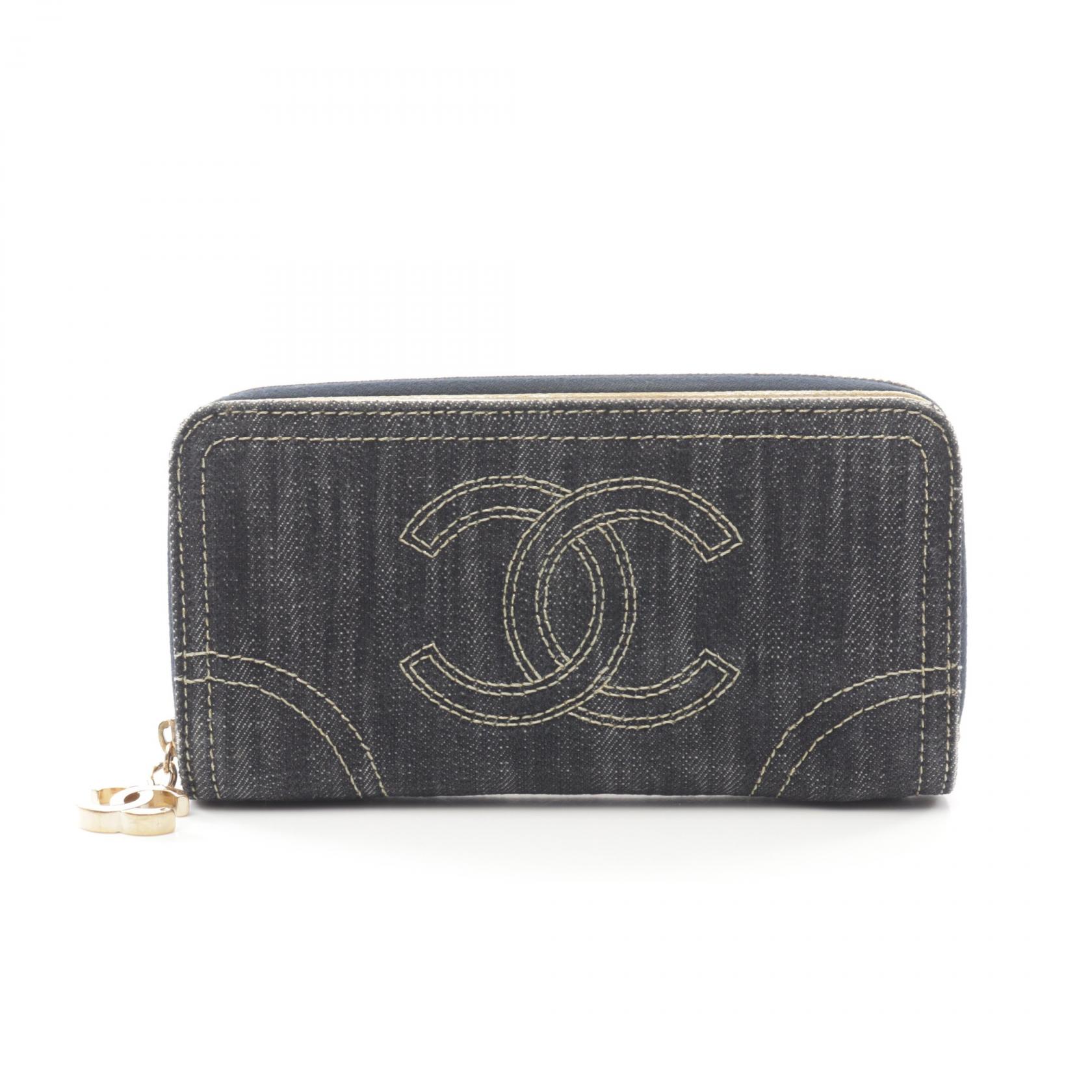 CHANEL シャネル 長財布 ゴールド ココマーク シャネル ココマーク ラウンド長財布 ゴールド金具 | ブランド品の買取