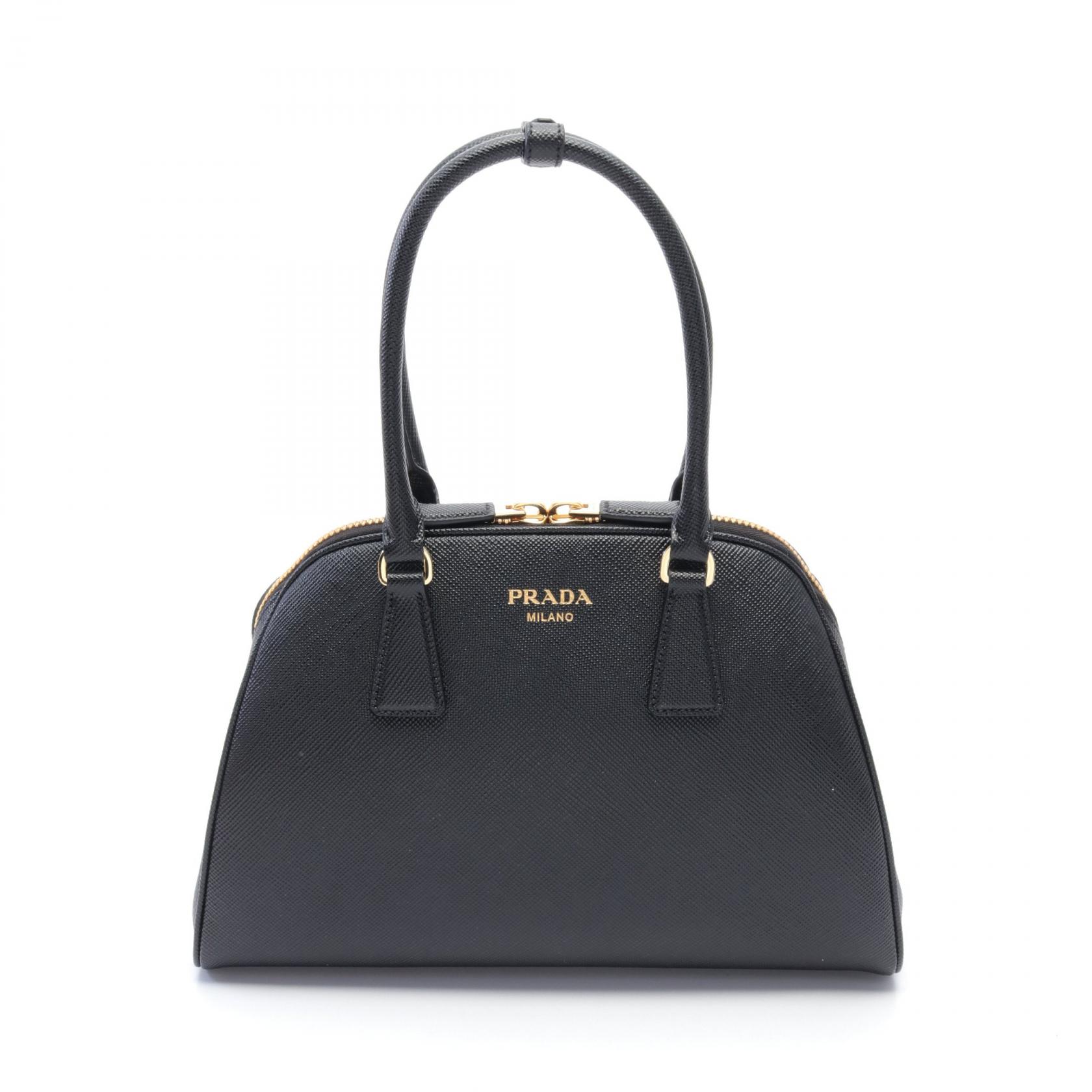 プラダ レザー ハンドバッグ 1BG5372A4AF PRADA Hand bag 1BG5372A4AF0002 Saffiano Leather Black NEW