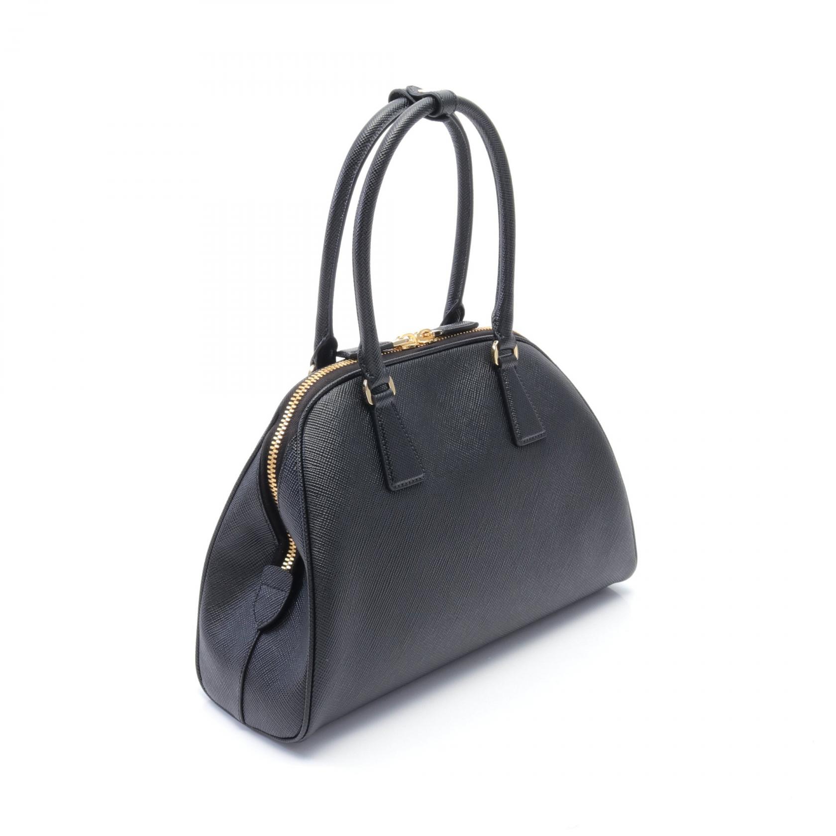 プラダ レザー ハンドバッグ 1BG5372A4AF PRADA Hand bag 1BG5372A4AF0002 Saffiano Leather Black NEW