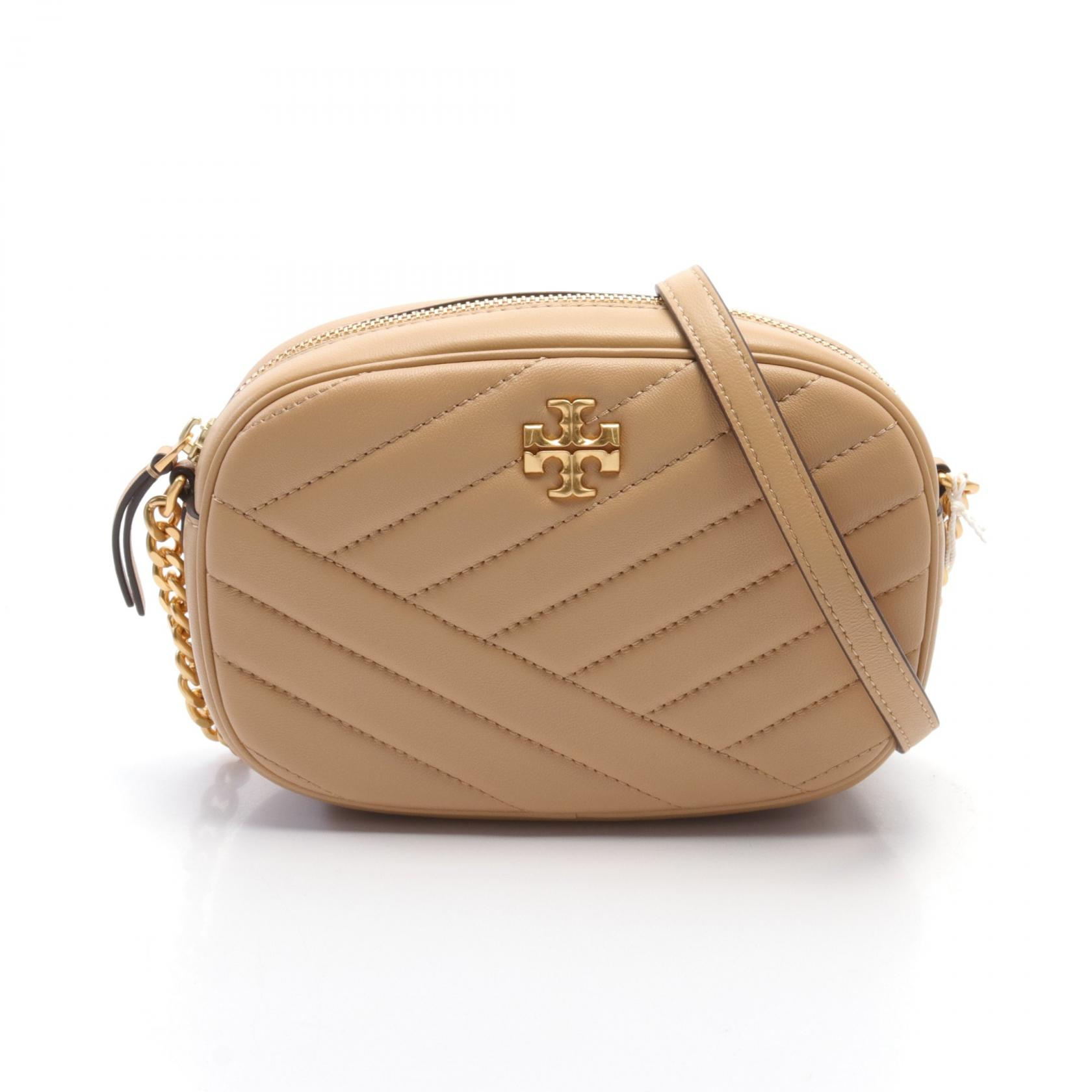 トートバッグ TORY BURCH Beige Leather Small Kira Shoulder Bag 2101218281606_1.jpg