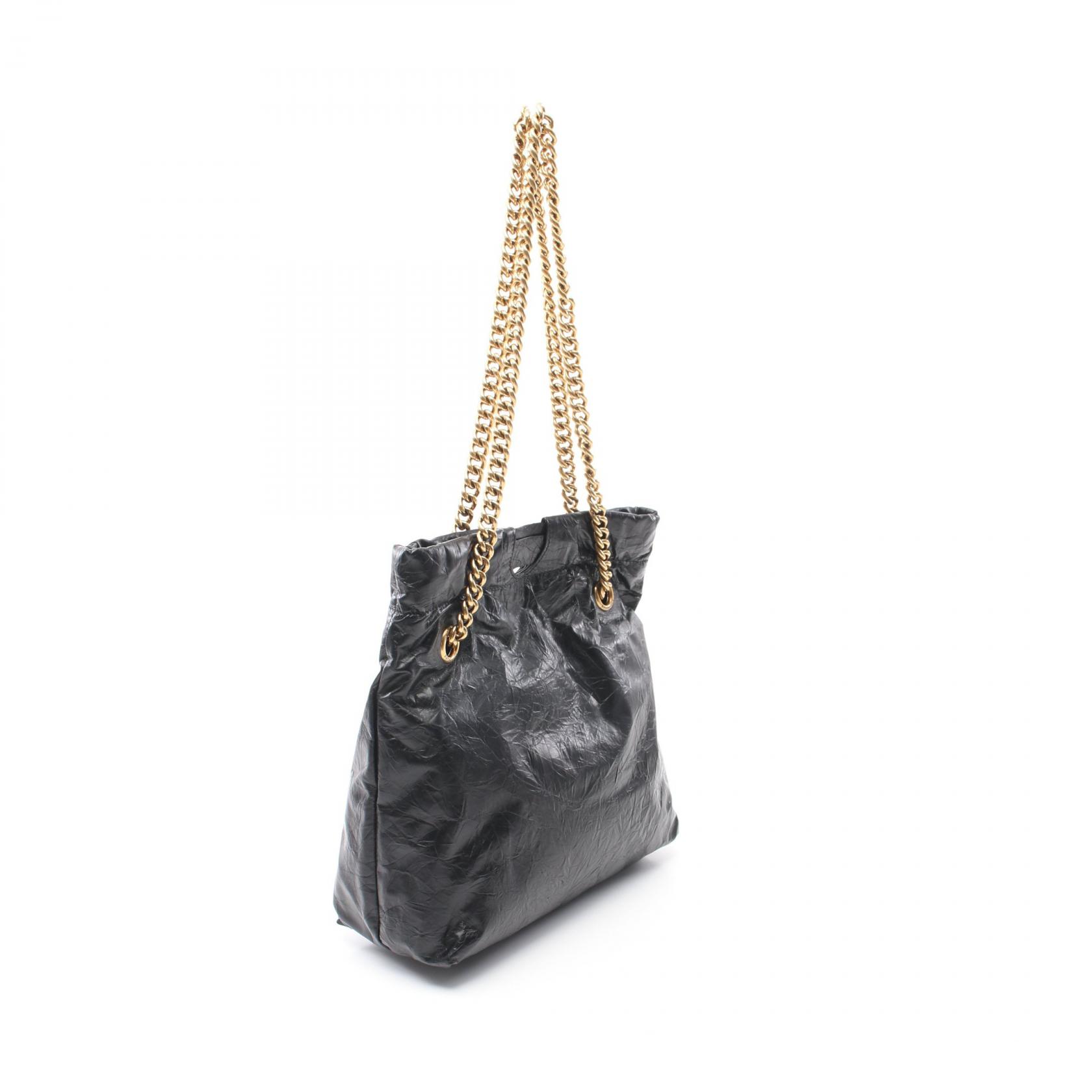 BALENCIAGA Crush Small Tote Bag Chain Shoulder