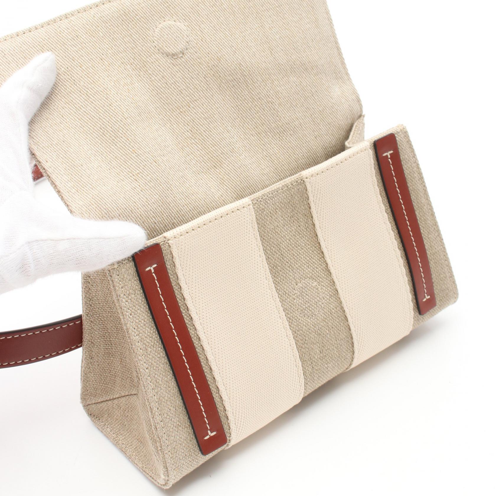 Chloe WOODY 2way shoulder belt bag CHC24AS681L1790U Fabric