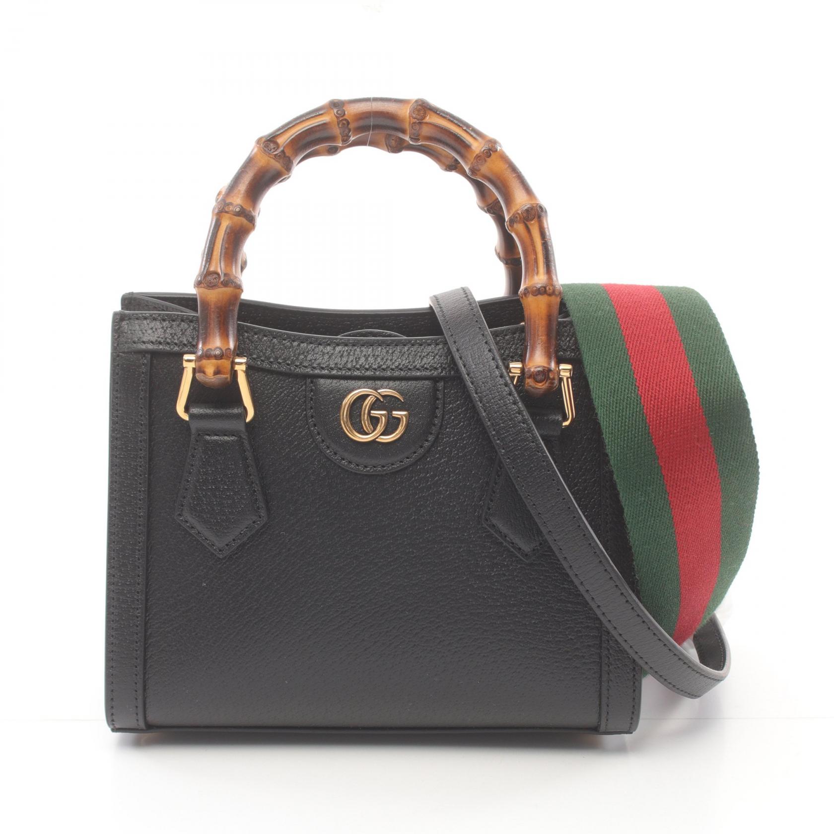 グッチ レザー ダイアナ ミニ バンブー トートバッグ 702732U3Z GUCCI Diana Mini Bamboo Shoulder Tote Bag 702732U3ZDT1073