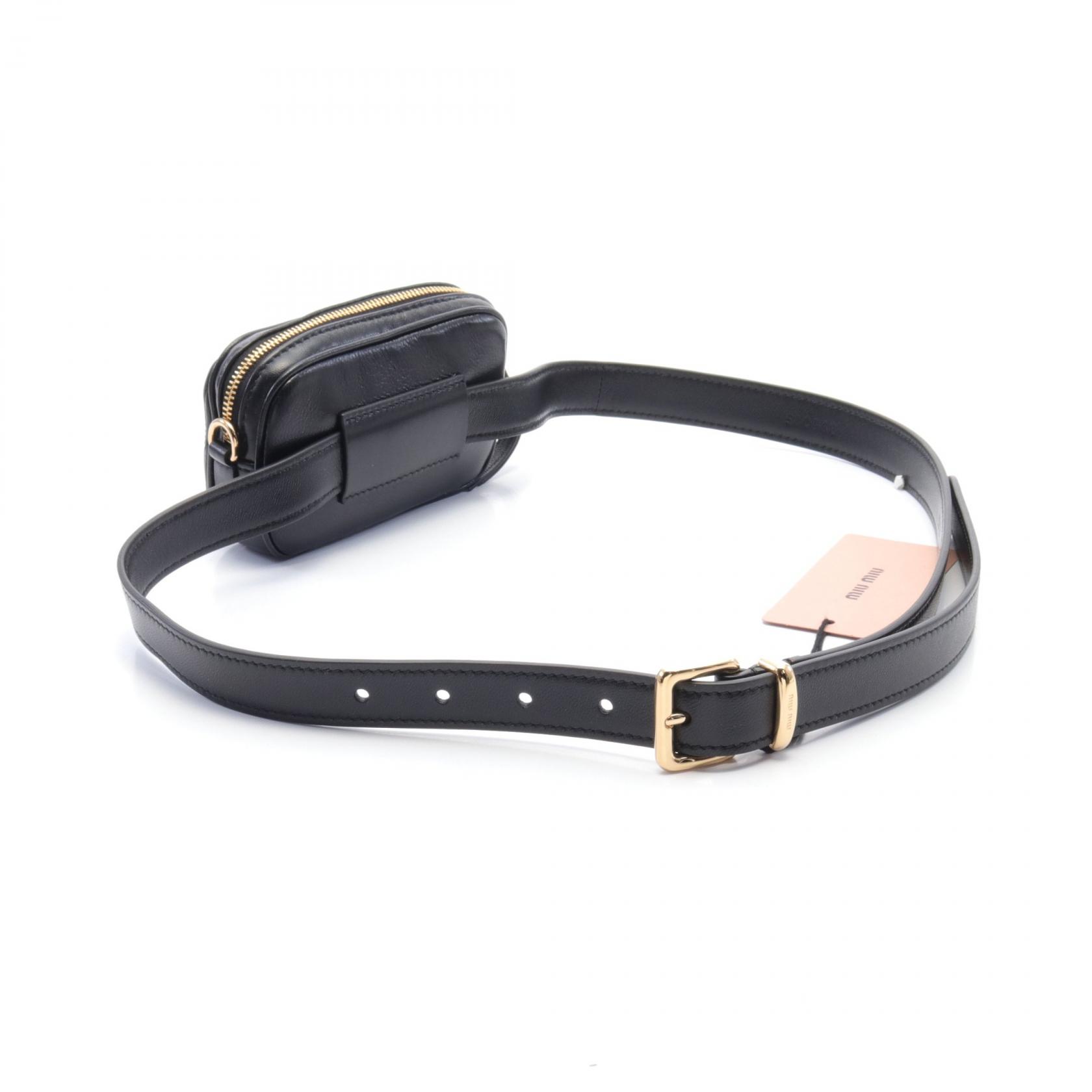 Miu Miu MATELASSE Waist belt bag 5CC5682FPPF0002 leather Miu Miu MATELASSE Waist belt bag 5CC5682FPPF0002 leather