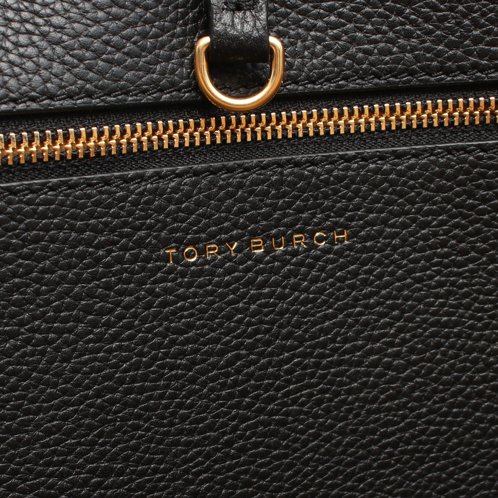 Tory Burch MCGRAW Tote Shoulder Bag 152221001 leather Black