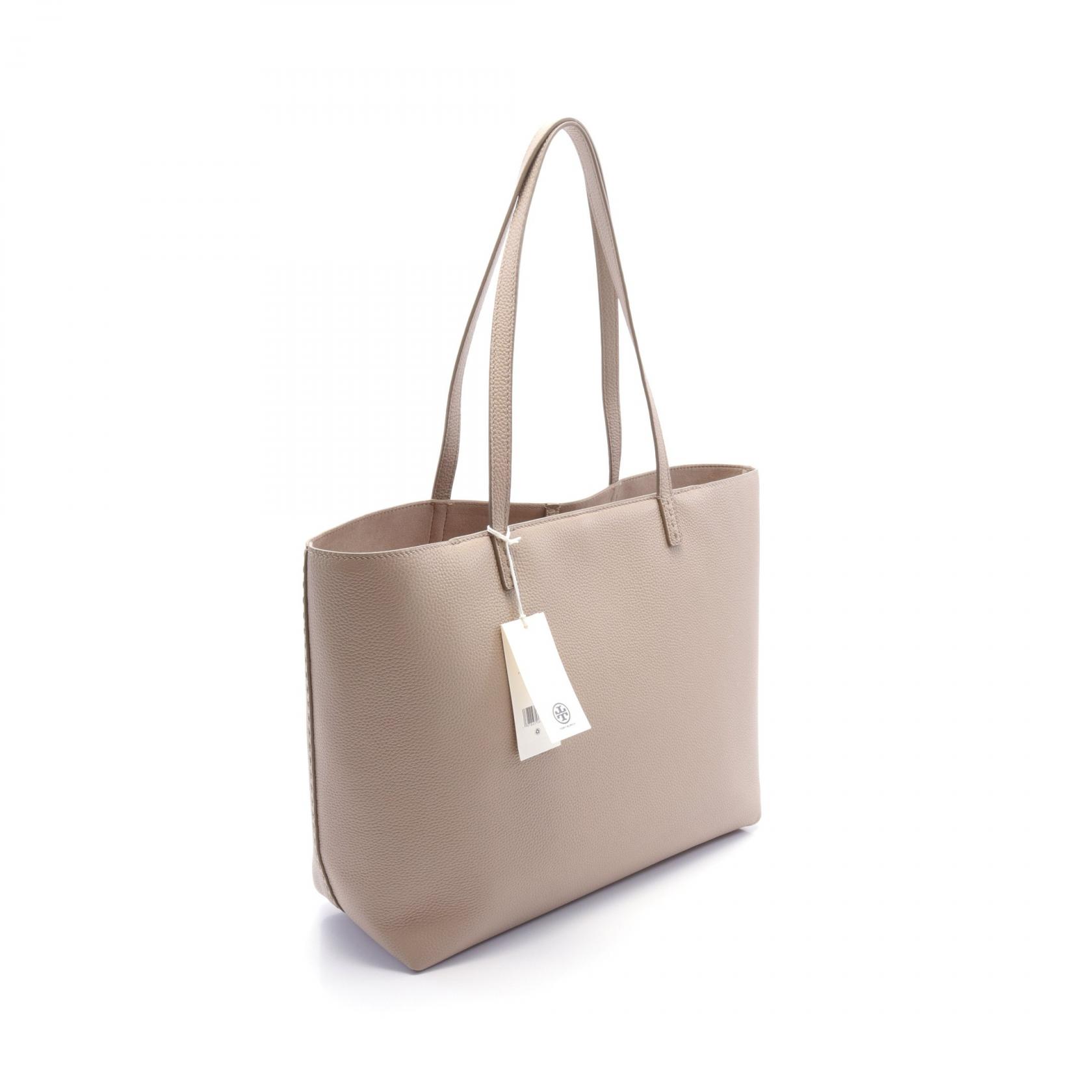 Tory Burch MCGRAW Tote Shoulder Bag 152221200 leather Beige
