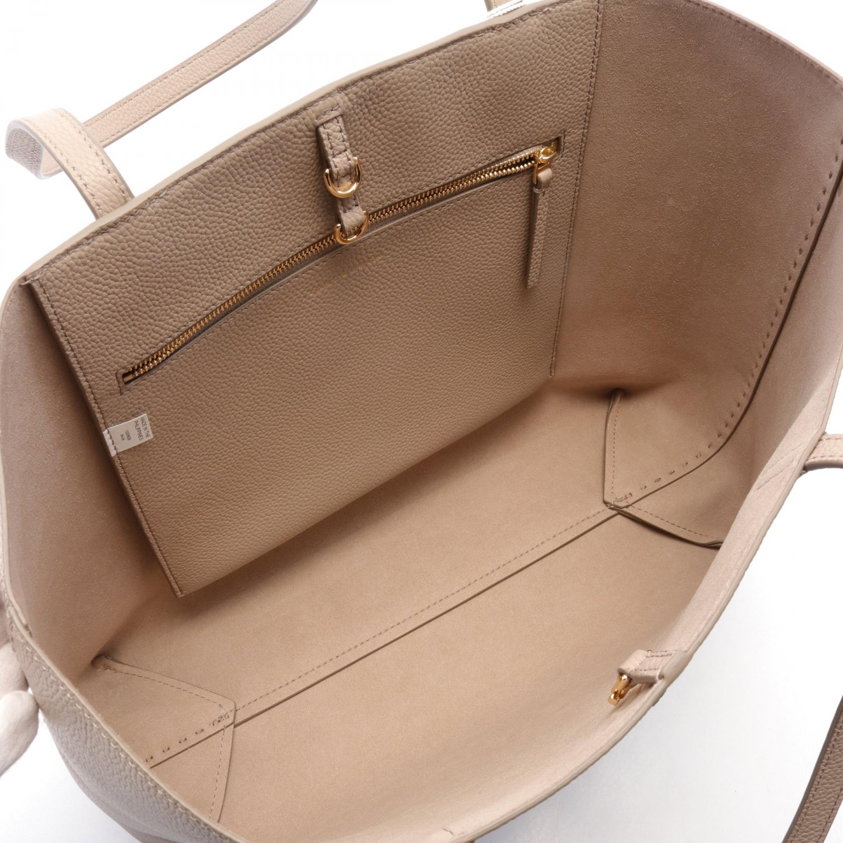 Tory Burch MCGRAW Tote Shoulder Bag 152221200 leather Beige