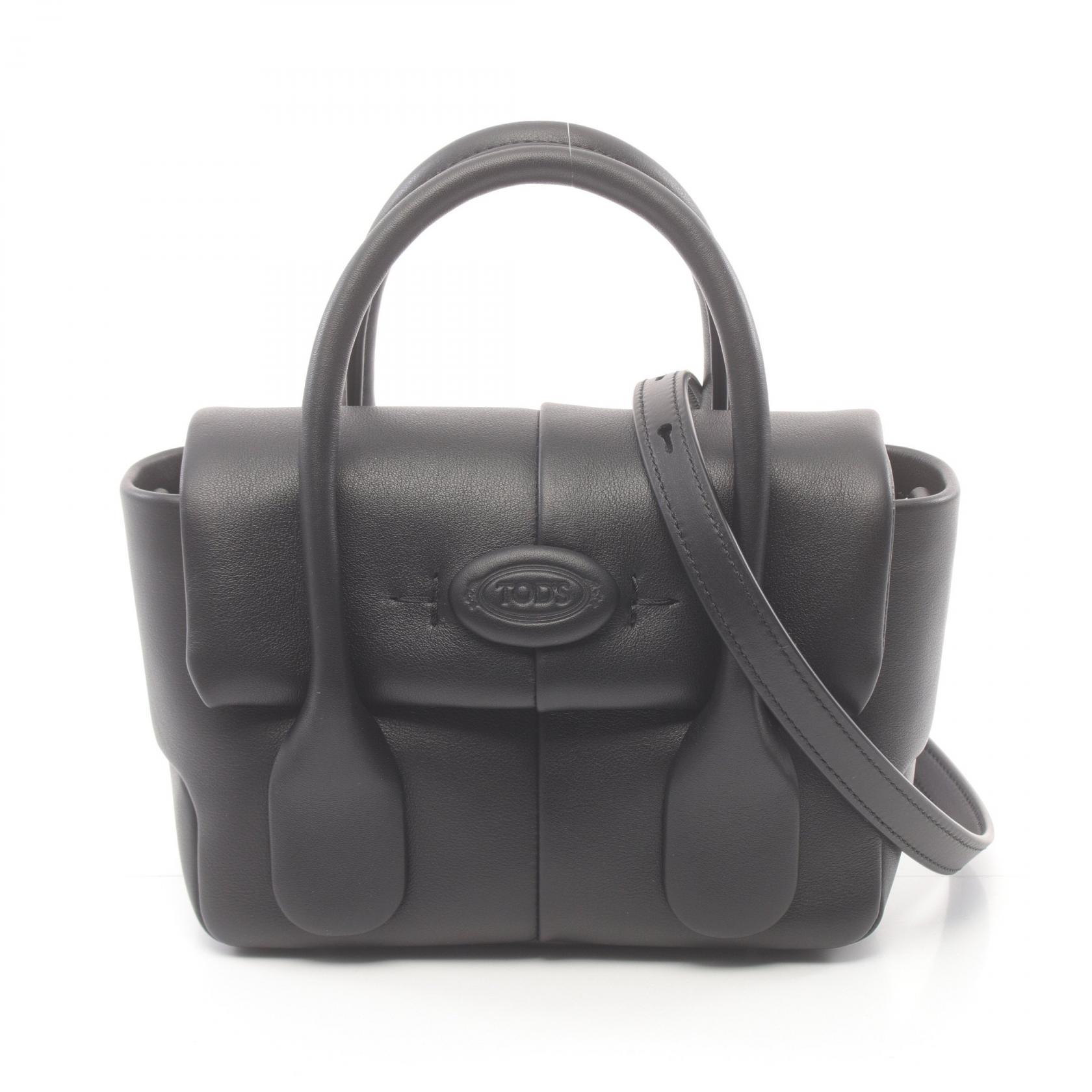 【TOD'S】DI BAG REVERSE MINI Woman BLACK Tod's Di Bag Reverse in Leather Mini