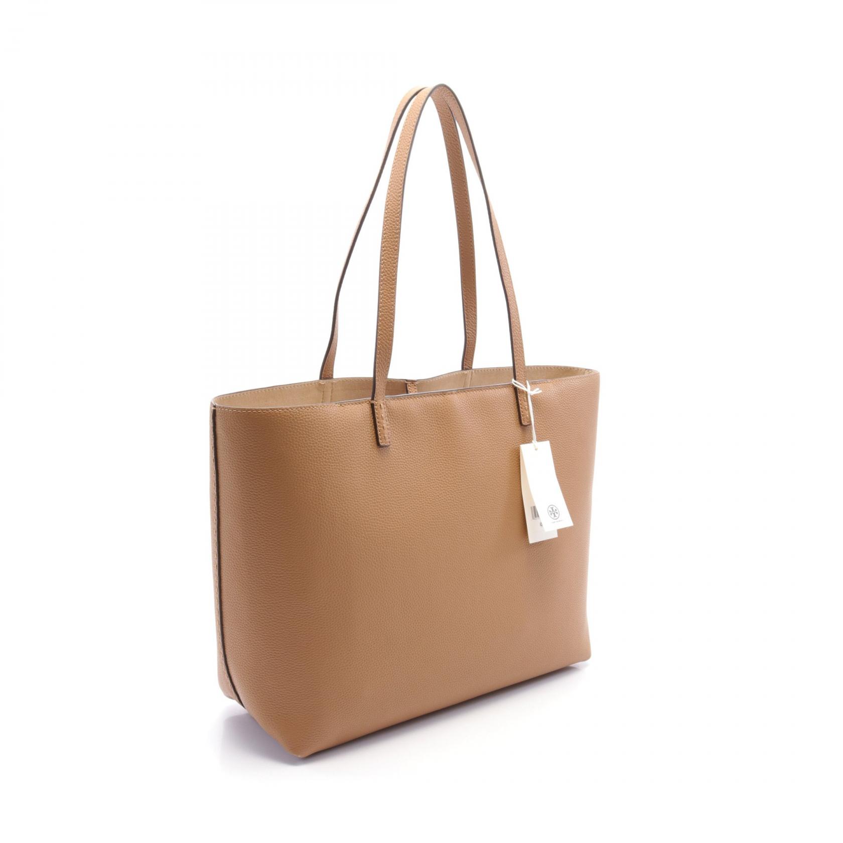 Tory Burch MCGRAW Shoulder Tote Bag 152221227 leather Brown