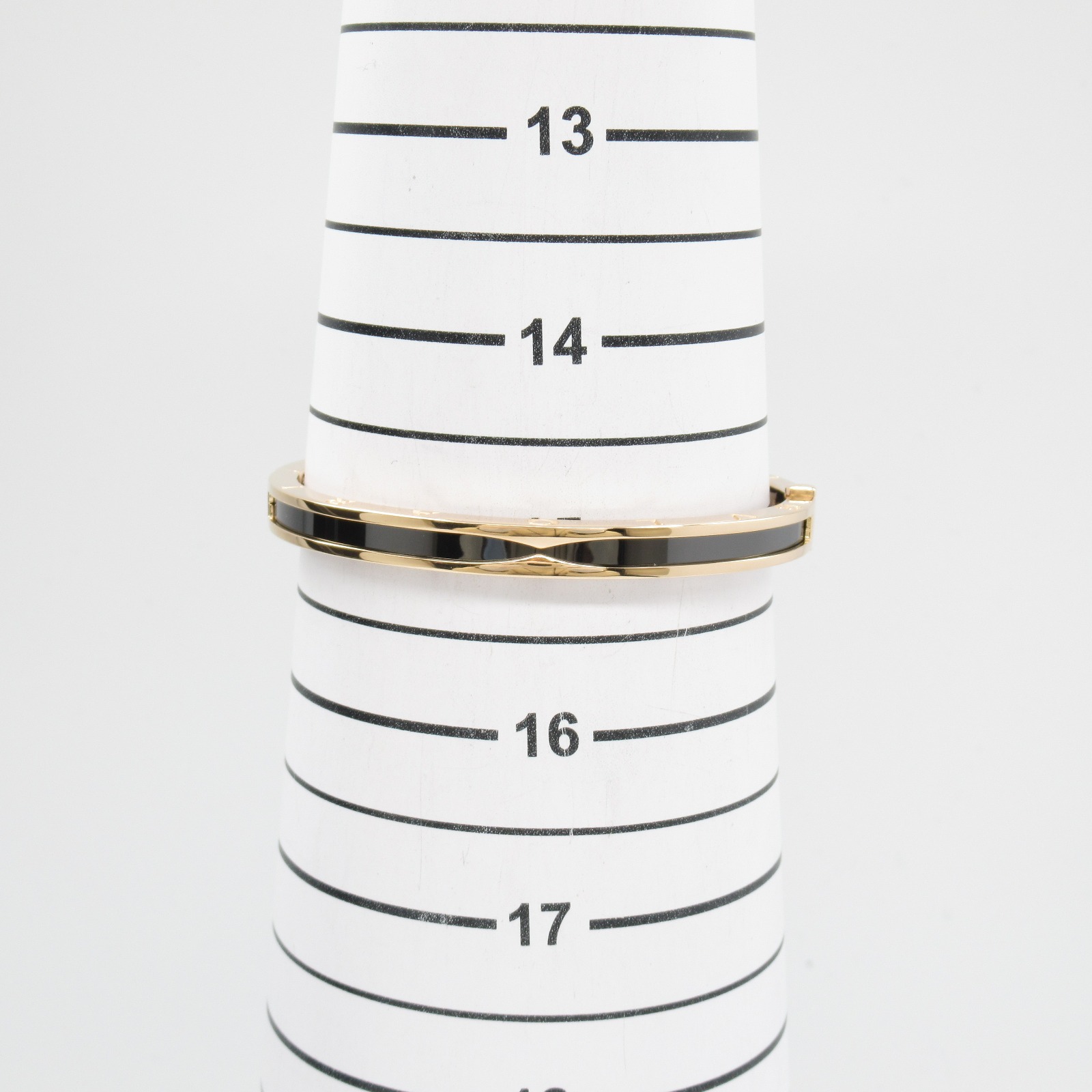 BVLGARI B-zero 1 Bracelet 18KPG Pink Rose Gold ceramic Black