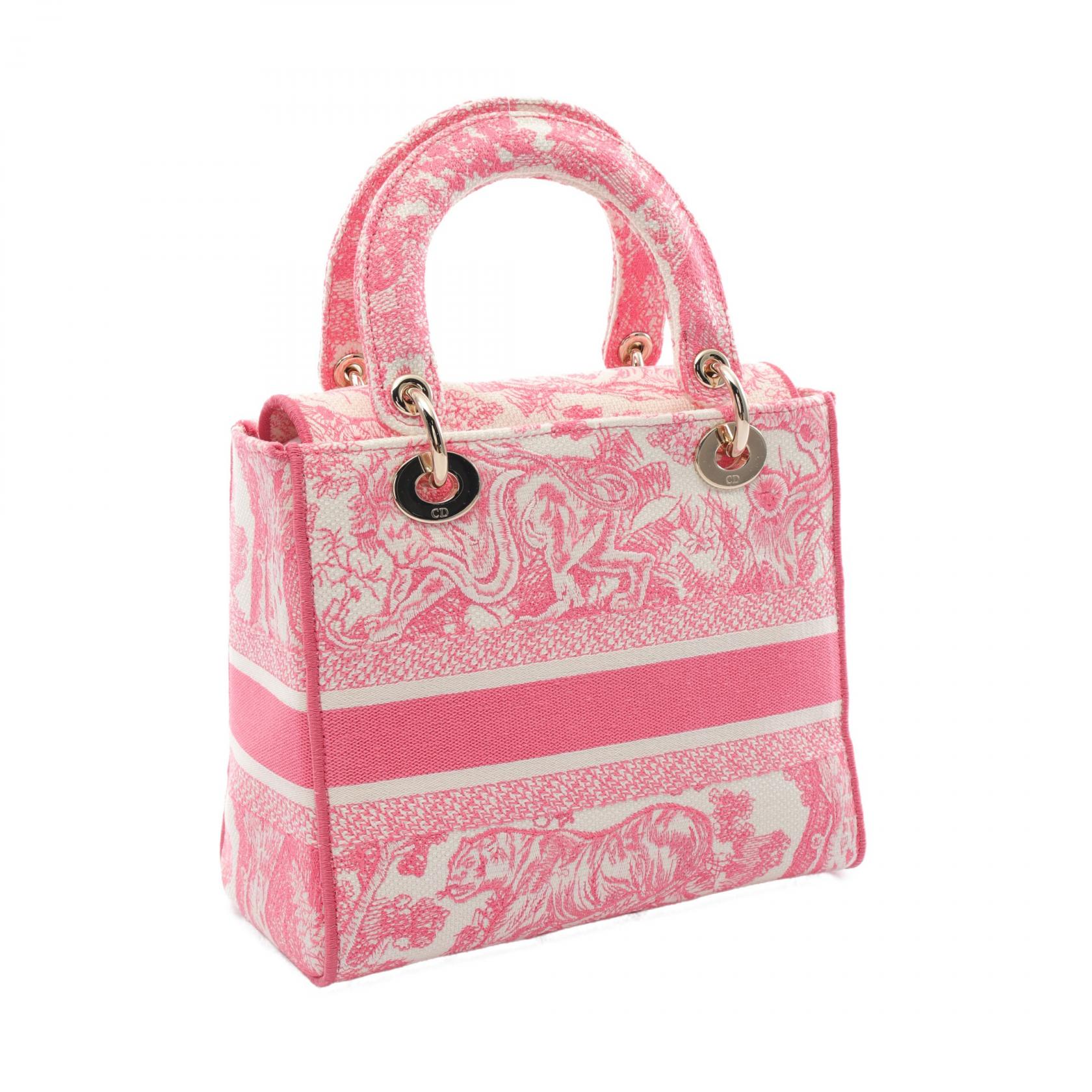 Christian Dior Dioriviera Lady D-Lite Medium Toile de Jouy
