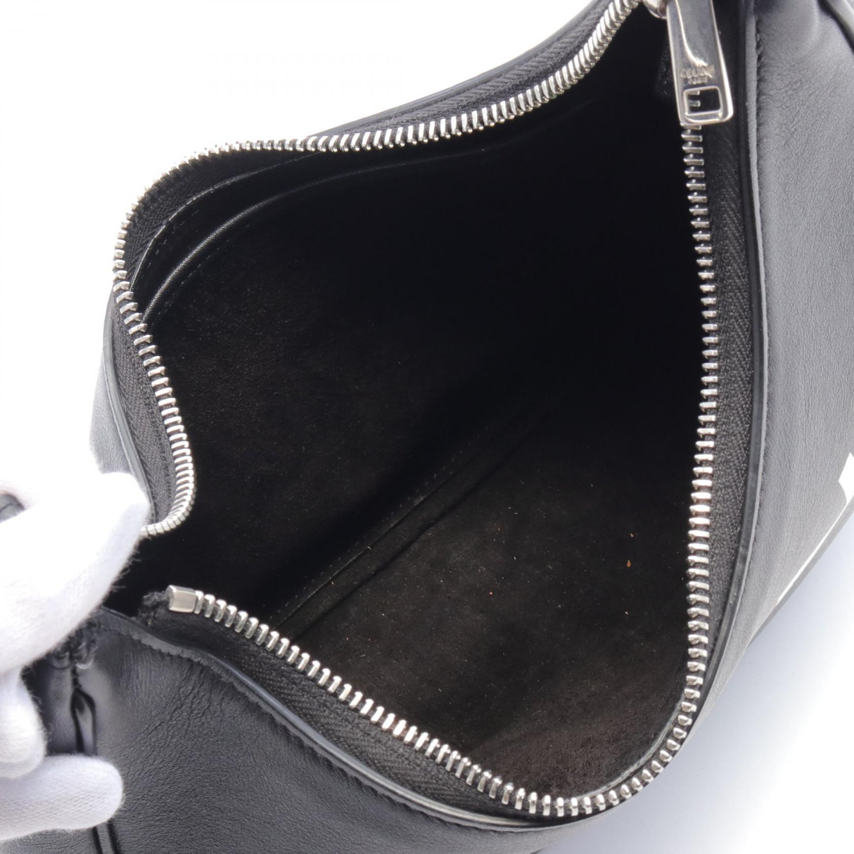 CELINE AVA Handbag leather Black Used Women logo | eBay