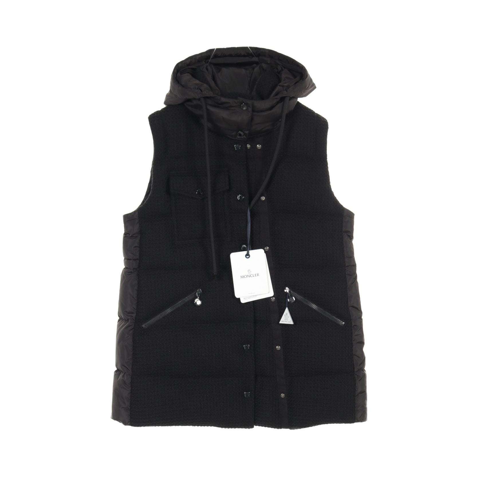 Men Moncler Jacket Giubbotto Black Maya Down Puffer Jacket
