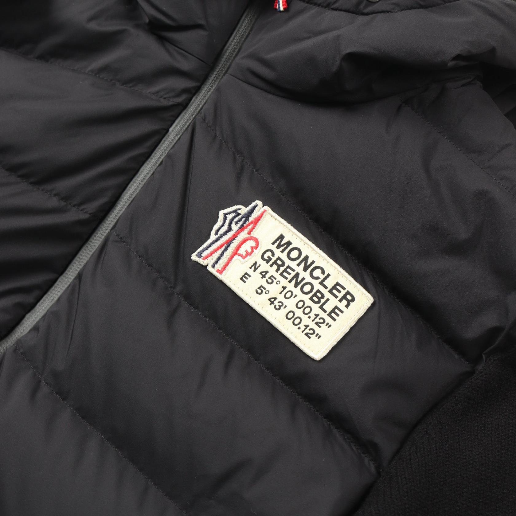 MONCLER Down jacket J20979B00015M1122999 wool Nylon Black